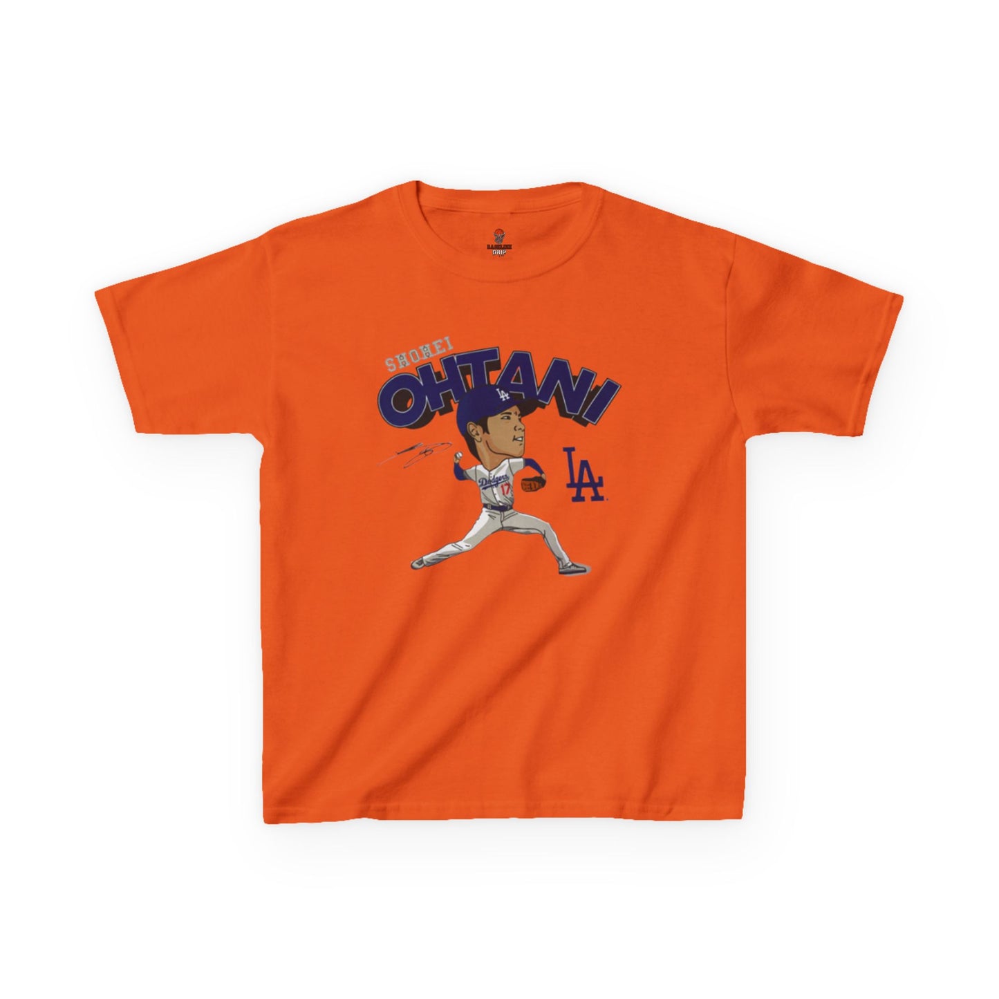 Kids Sports Shohei Tee, Youth Baseball Shirt, Kids Gift for Sports Fans, Playtime Apparel, Birthday Gift for Boys and Girls