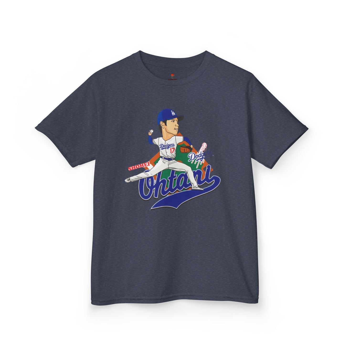 Kids Baseball Ohtani Tee, Youth Sports Shirt, Childrens Team Apparel, Baseball Fan Gift, Activewear for Boys and Girls