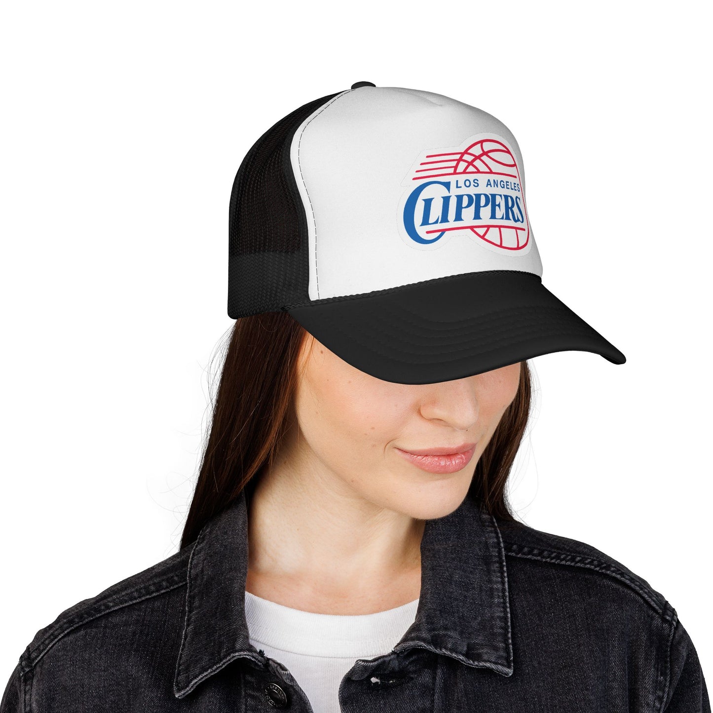 LA Clippers Trucker Cap - Sporty Mesh Hat, Perfect for Game Day, NBA Fans, Gifts for Basketball Lovers, Summer Wear