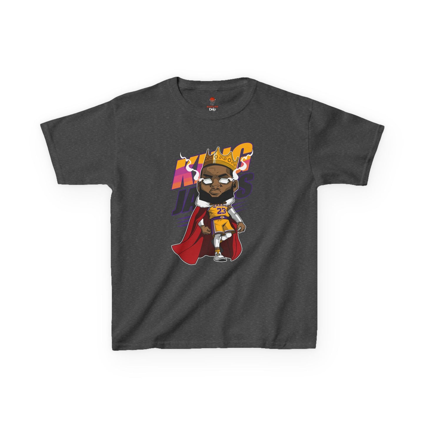Kids King James Graphic Tee - Perfect Gift for Young Fans!