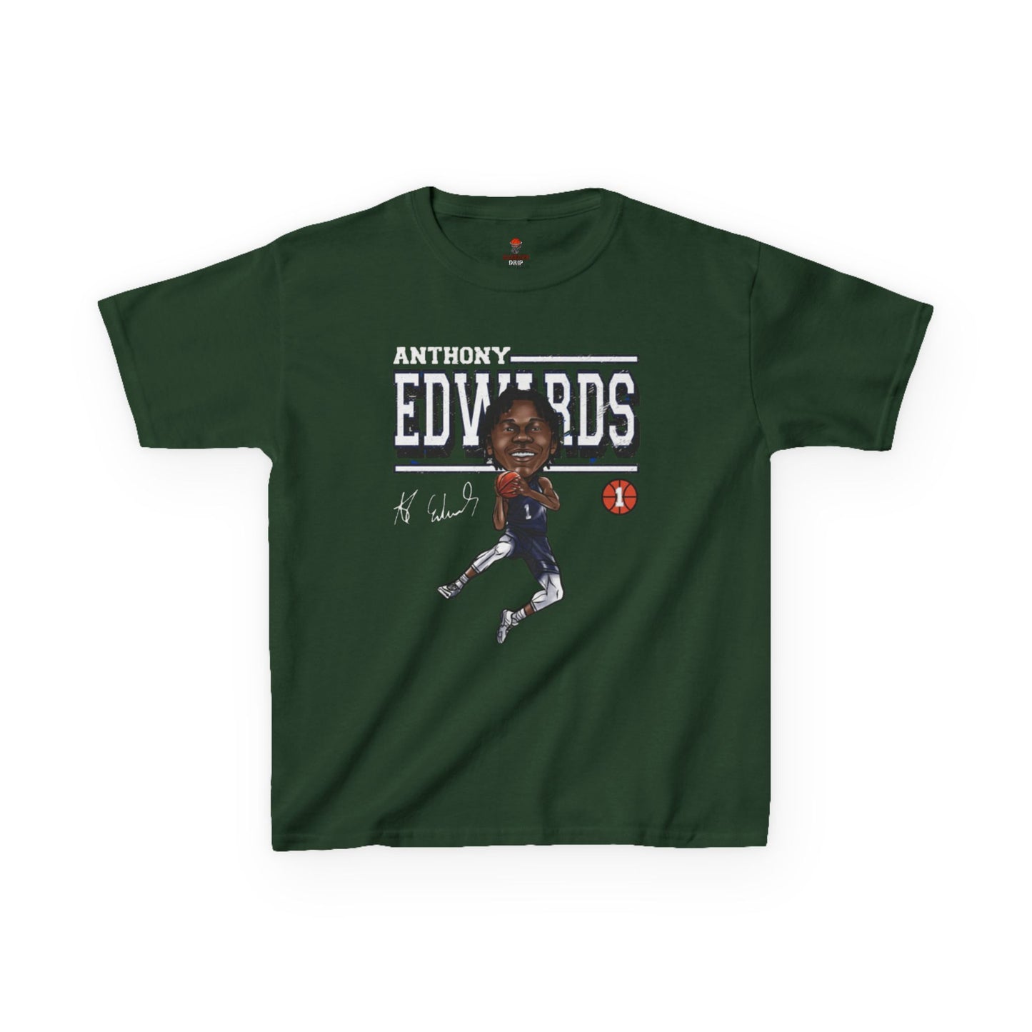 Kids Sporty Graphic Tee, Basketball Fan Shirt, Anthony Edwards Tee, Kids Casual Wear, Sports Gift, Youth T-Shirt