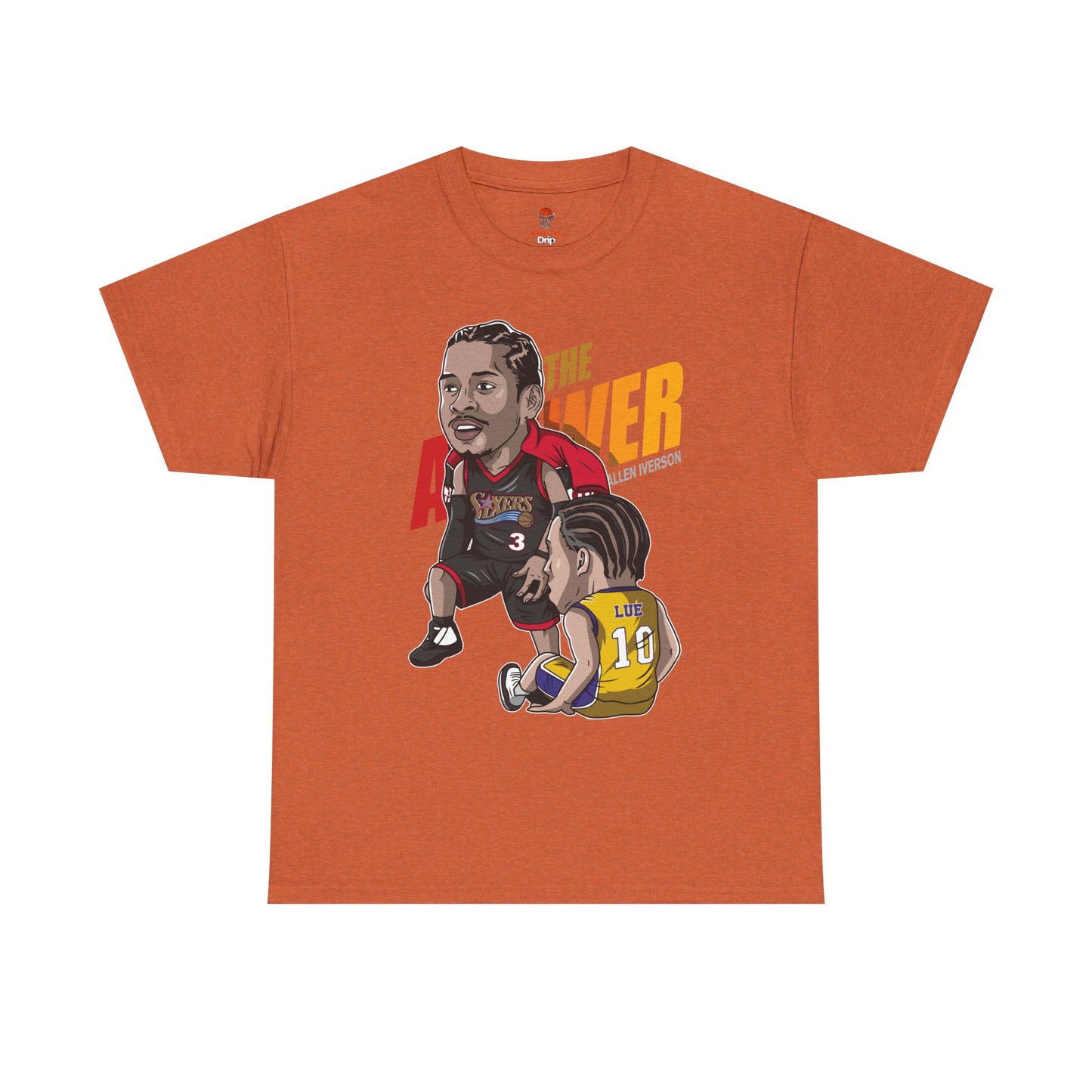Adult The Answer Stepover Retro Unisex Heavy Cotton Tee - Basketball Inspired Apparel