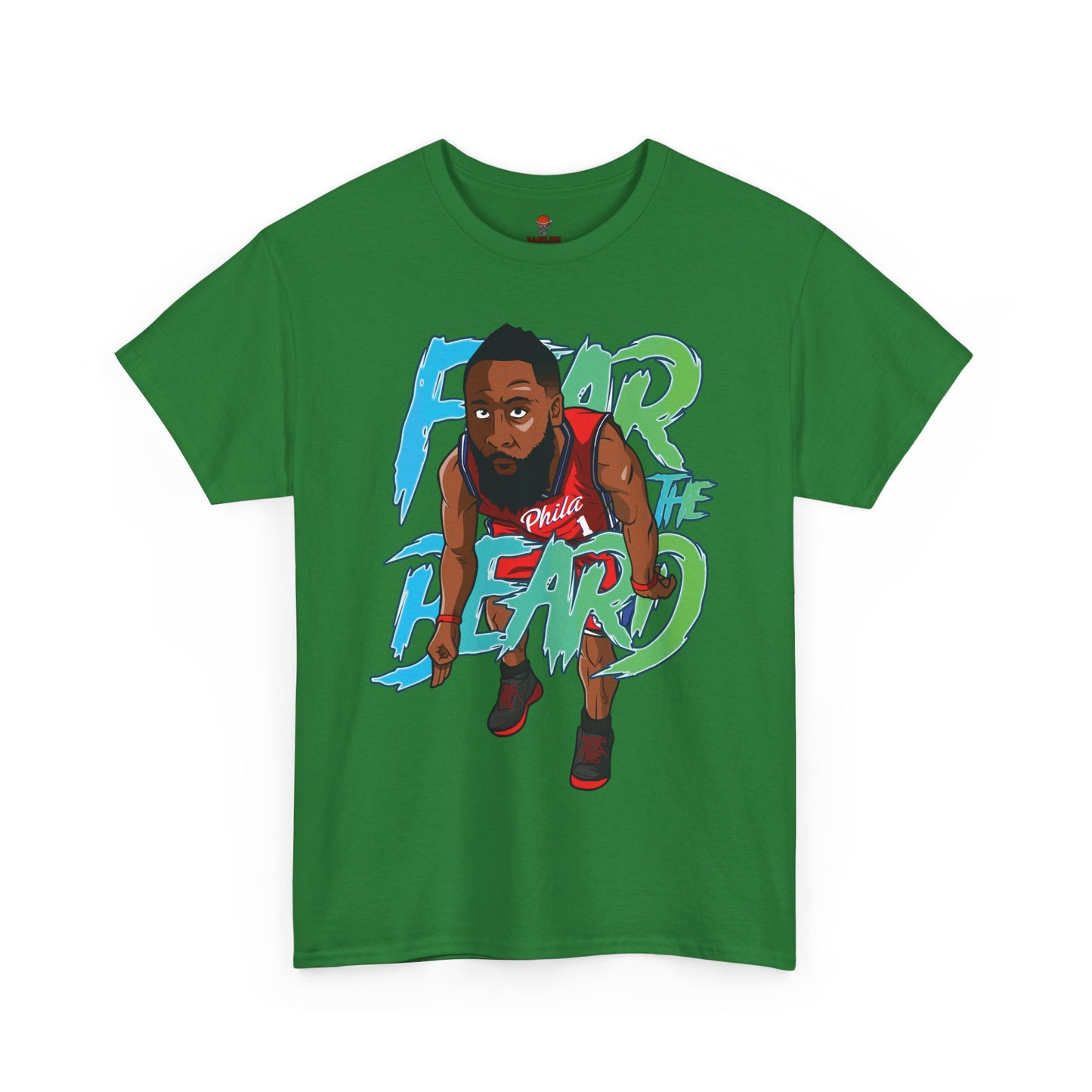 Adult Fear The Beard Harden Unisex Heavy Cotton Tee - Basketball Inspired Apparel