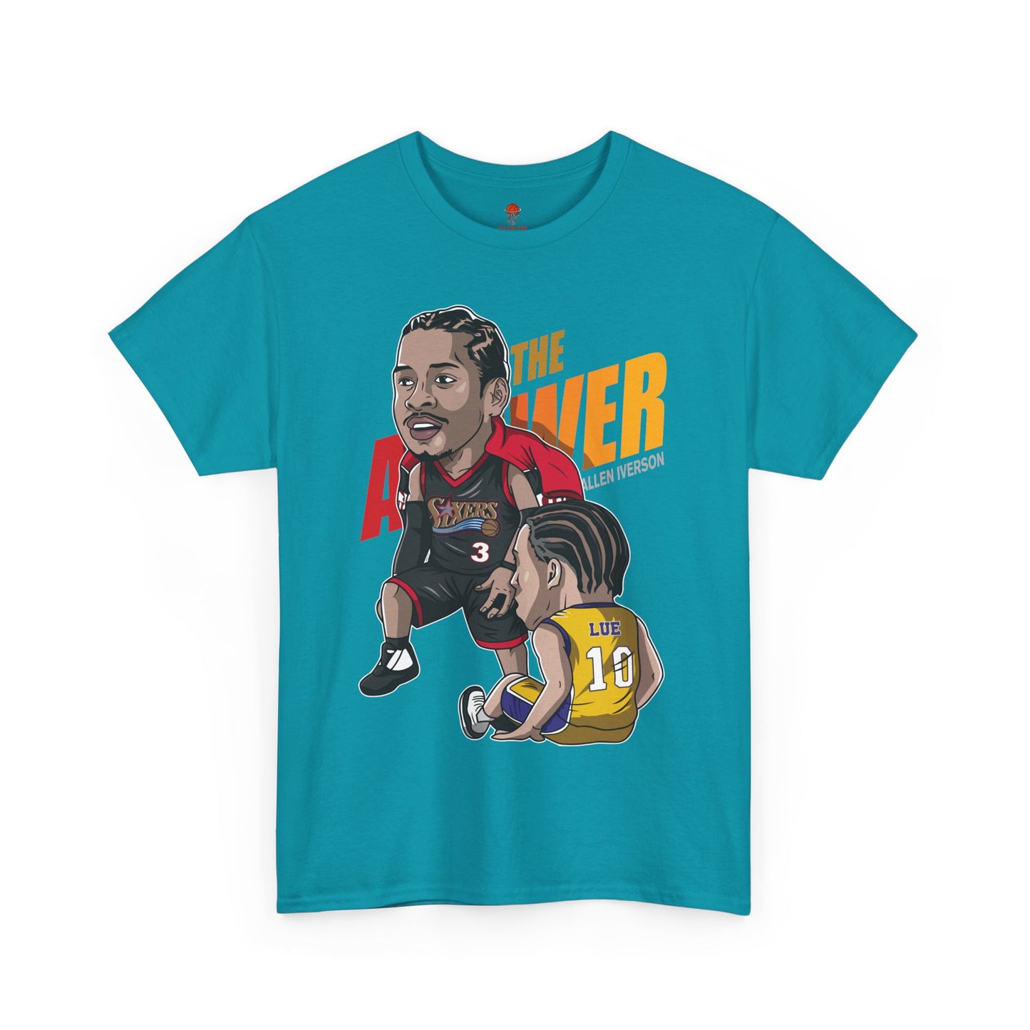 Adult The Answer Stepover Retro Unisex Heavy Cotton Tee - Basketball Inspired Apparel