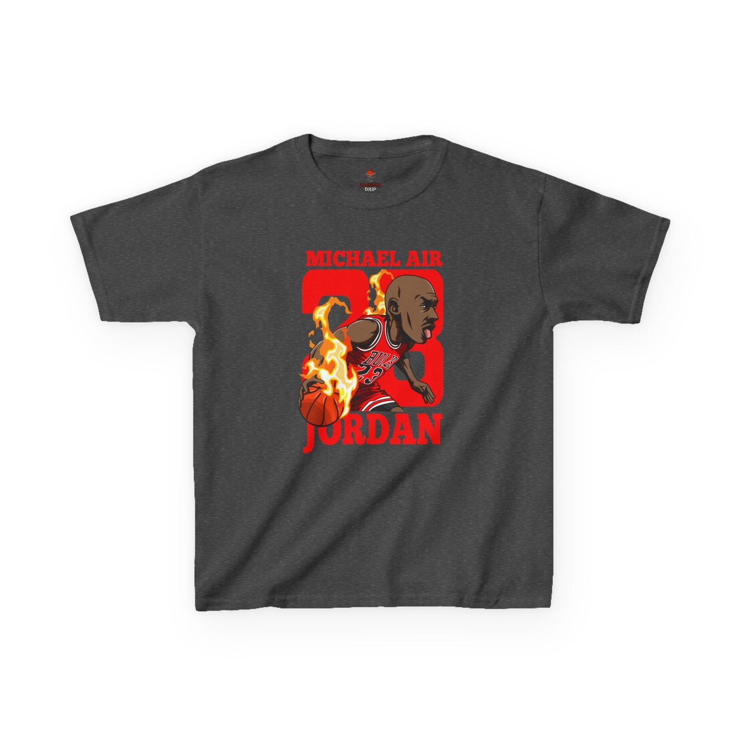 Kids Michael Jordan Retro Unisex Heavy Cotton Tee - Basketball Inspired Apparel