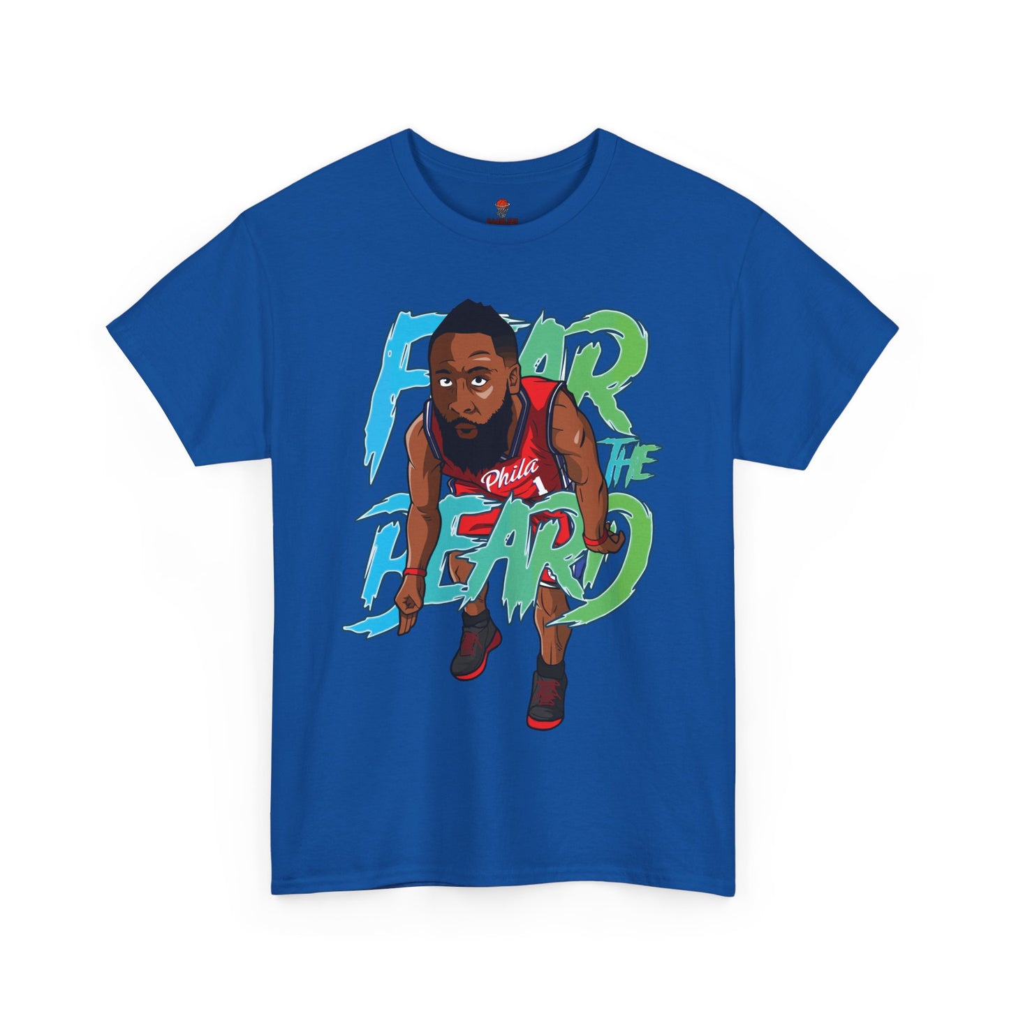 Adult Fear The Beard Harden Unisex Heavy Cotton Tee - Basketball Inspired Apparel
