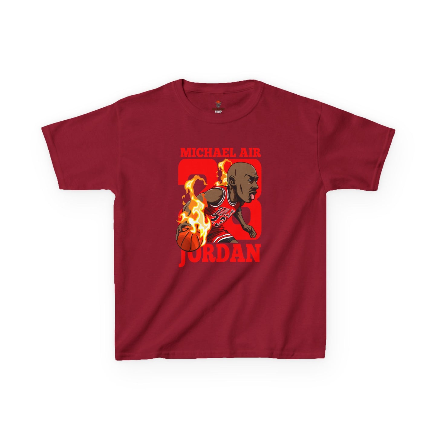 Kids Michael Jordan Retro Unisex Heavy Cotton Tee - Basketball Inspired Apparel
