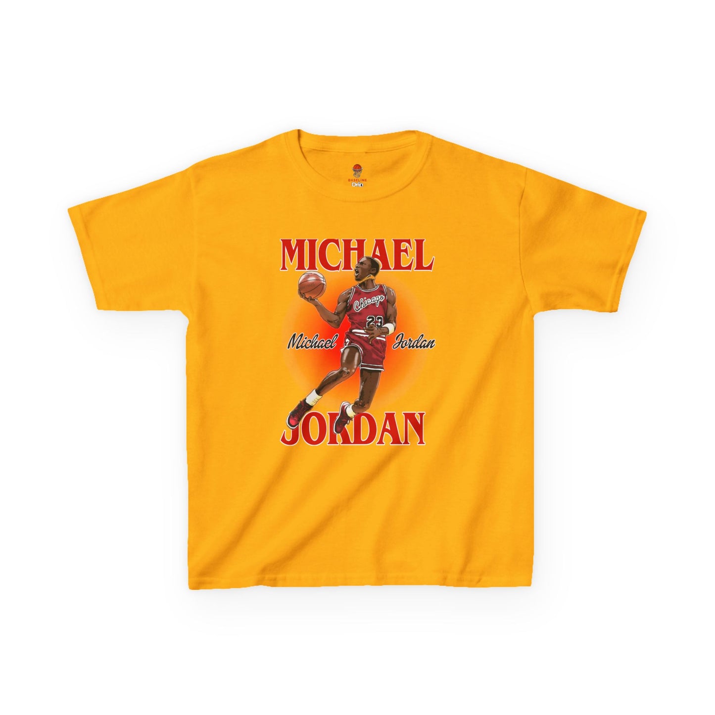 Kids Michael Jordan Retro 2 Unisex Heavy Cotton Tee - Basketball Inspired Apparel