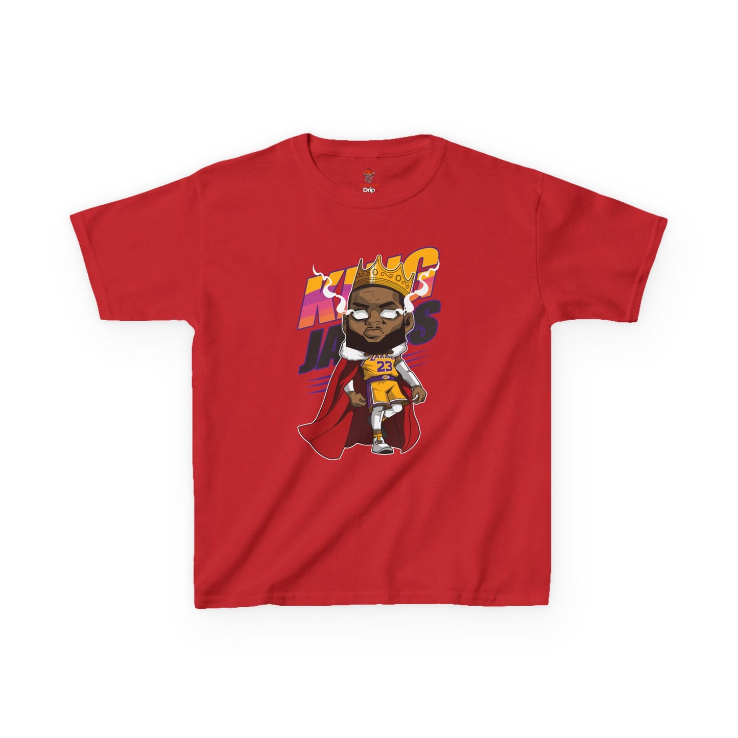 Kids King James Graphic Tee - Perfect Gift for Young Fans!