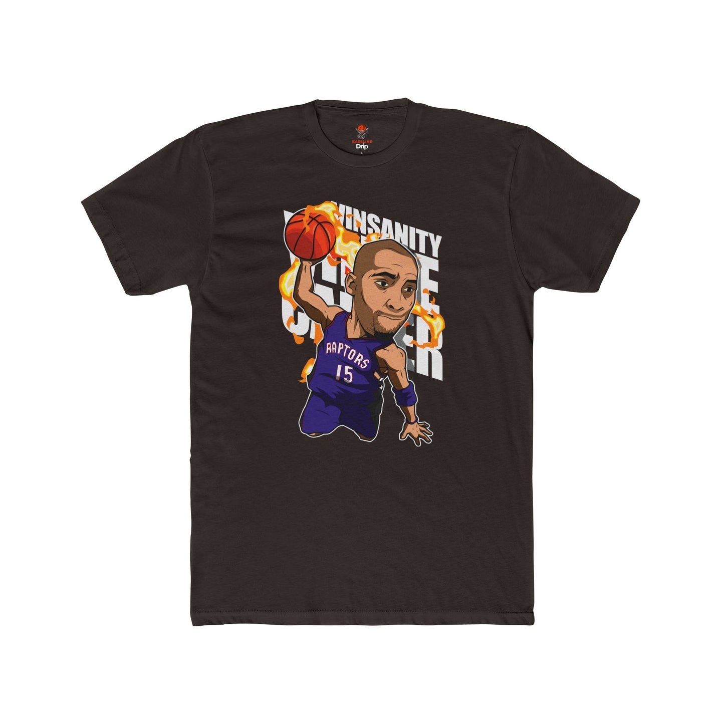 Adult Carter Vinsanity Retro Unisex Cotton Crew Tee - Perfect for Basketball Fans