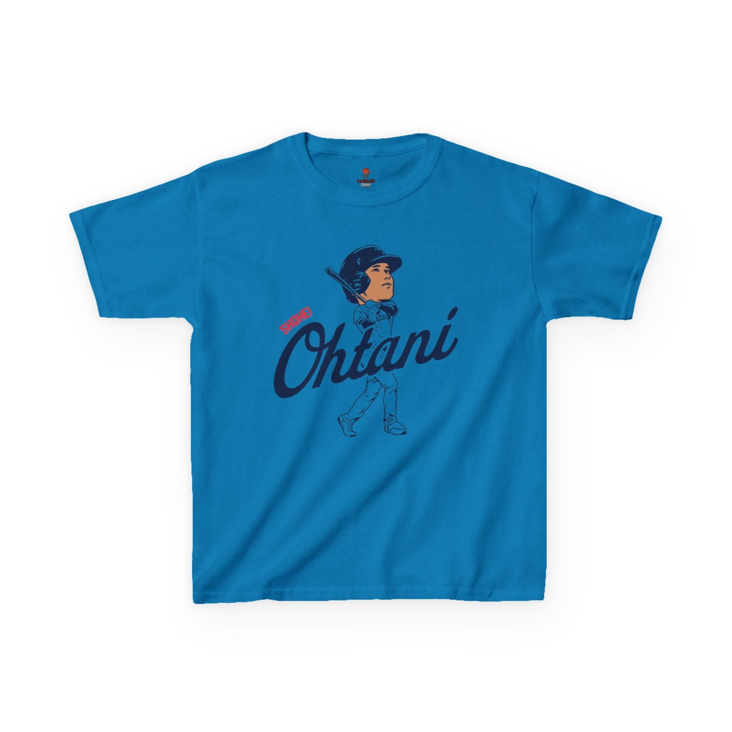 Kids Baseball Ohtani Sports Tee - Fun Baseball Shirt for Kids, Ohtani Graphic Tee, Birthday Gift, Baseball Fan Apparel, Summer Playwear