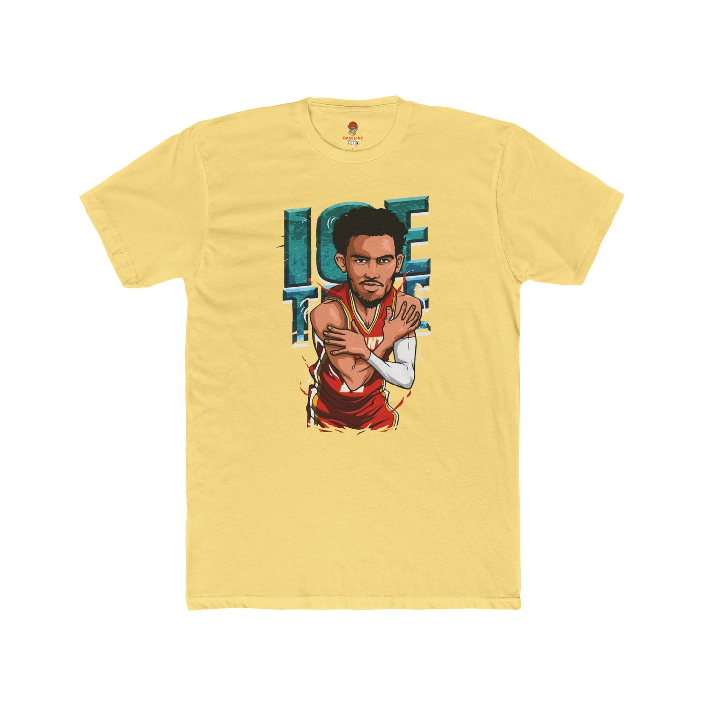 Adult Ice Time Unisex Cotton Crew Tee - Perfect for Basketball Fans