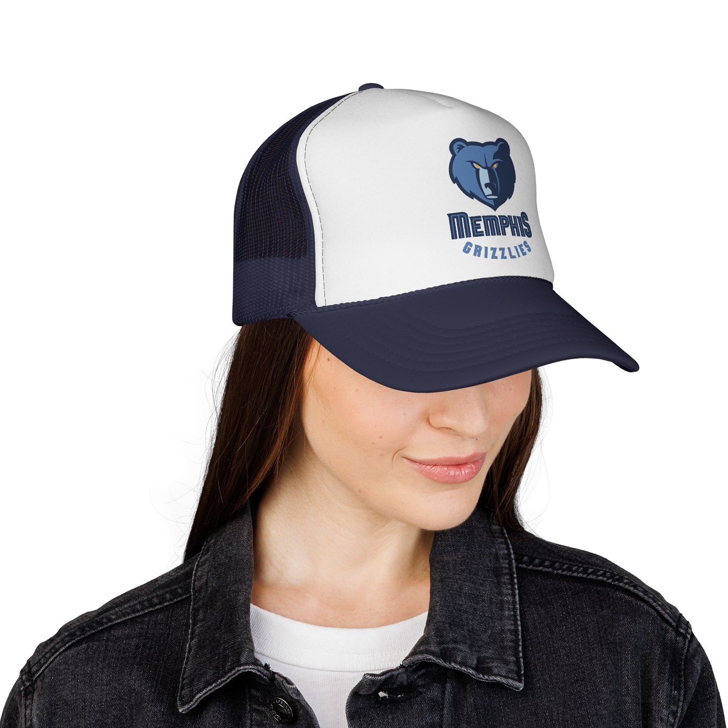 Memphis Grizzlies Trucker Cap - Sporty Mesh Hat, Perfect for Game Day, NBA Fans, Gifts for Basketball Lovers, Summer Wear