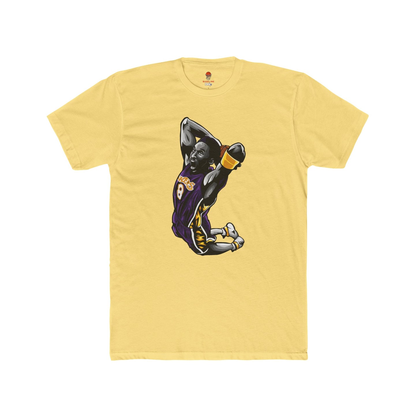 Adult Kobe Bean Unisex Cotton Crew Tee - Perfect for Basketball Fans