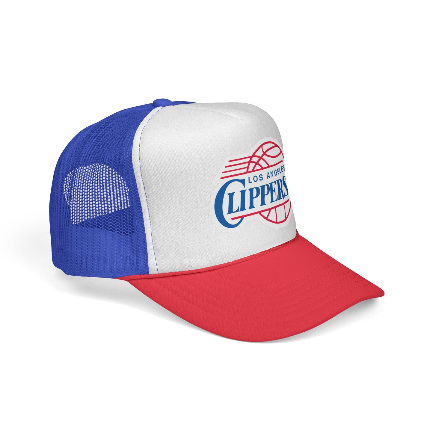 LA Clippers Trucker Cap - Sporty Mesh Hat, Perfect for Game Day, NBA Fans, Gifts for Basketball Lovers, Summer Wear