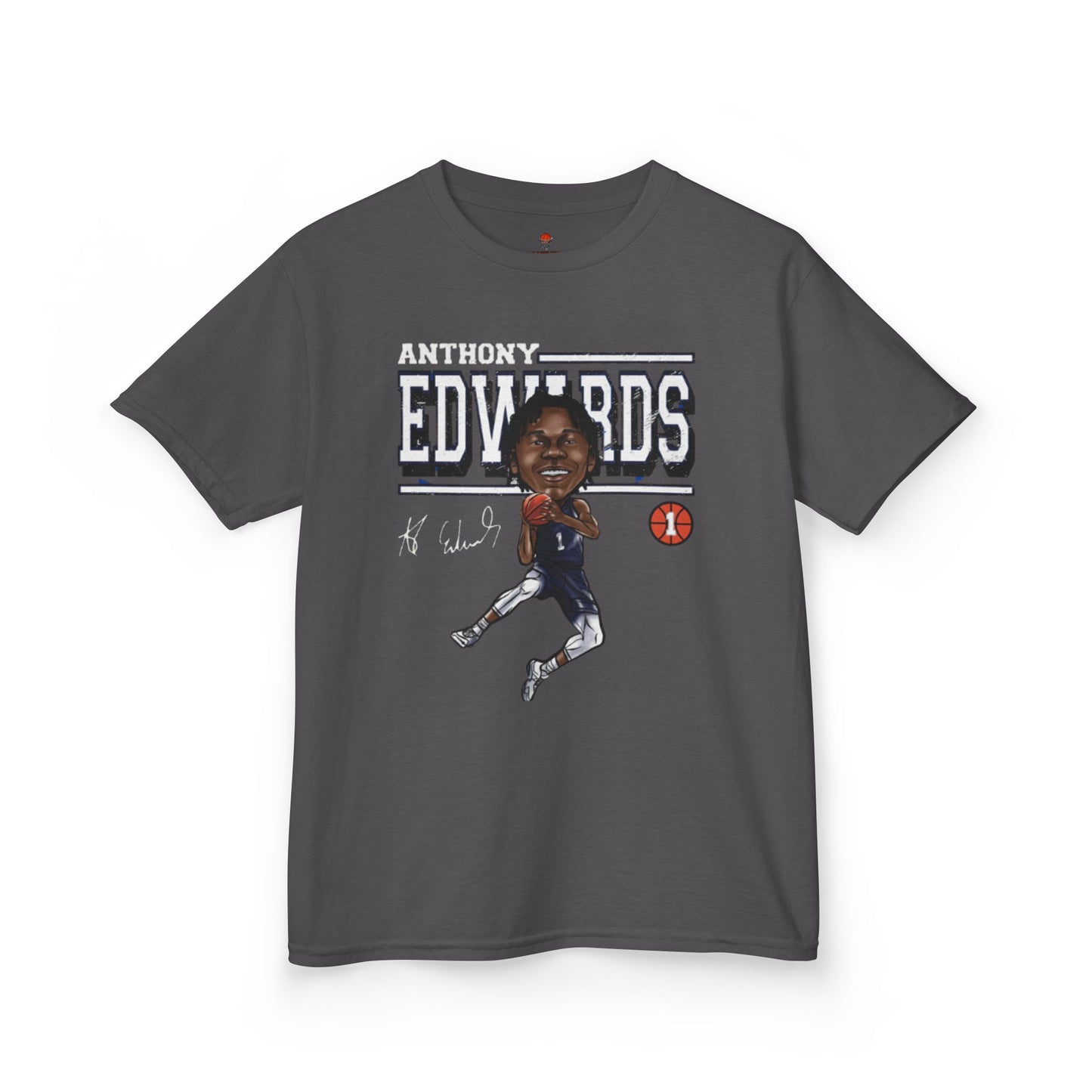 Kids Sporty Graphic Tee, Basketball Fan Shirt, Anthony Edwards Tee, Kids Casual Wear, Sports Gift, Youth T-Shirt