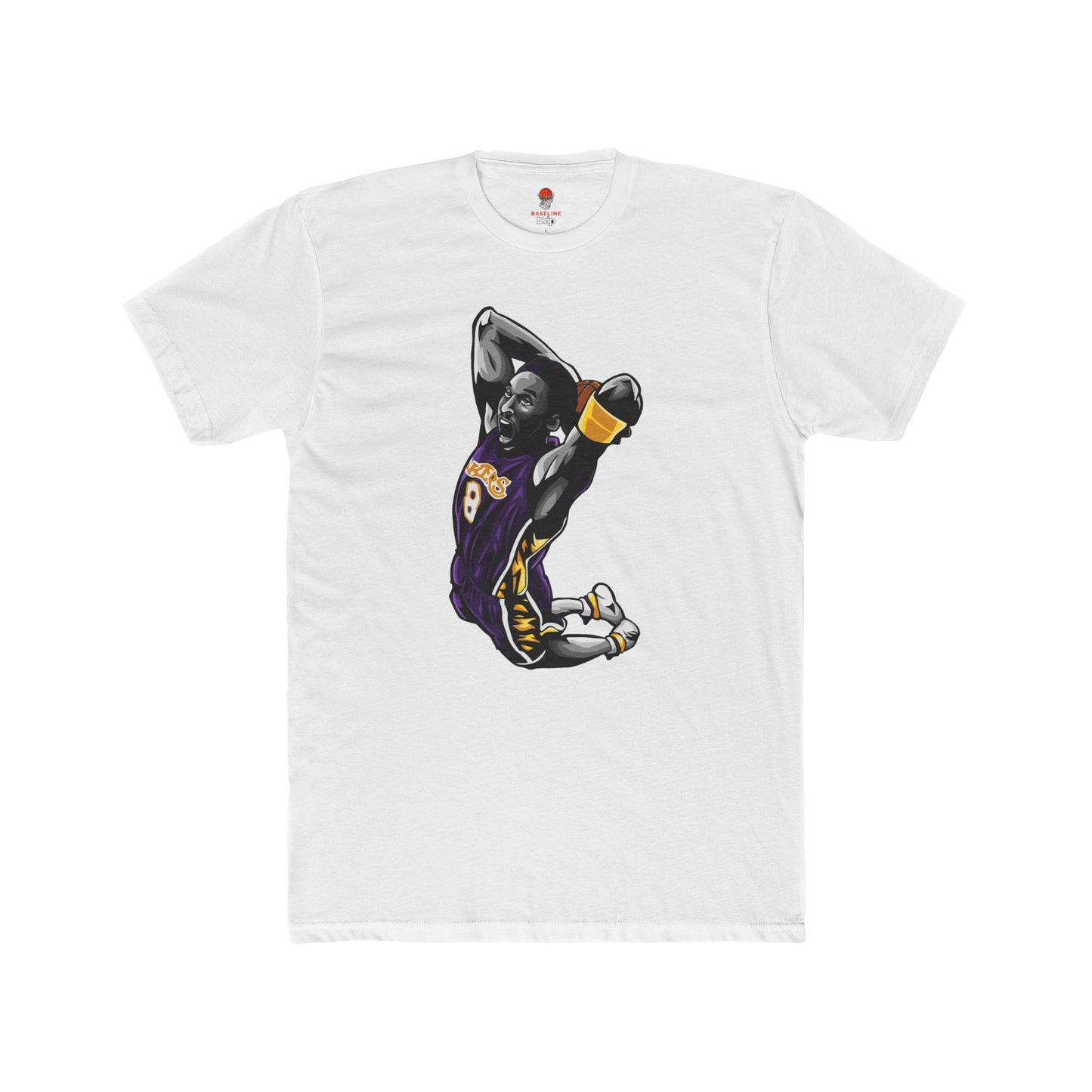 Adult Kobe Bean Unisex Cotton Crew Tee - Perfect for Basketball Fans