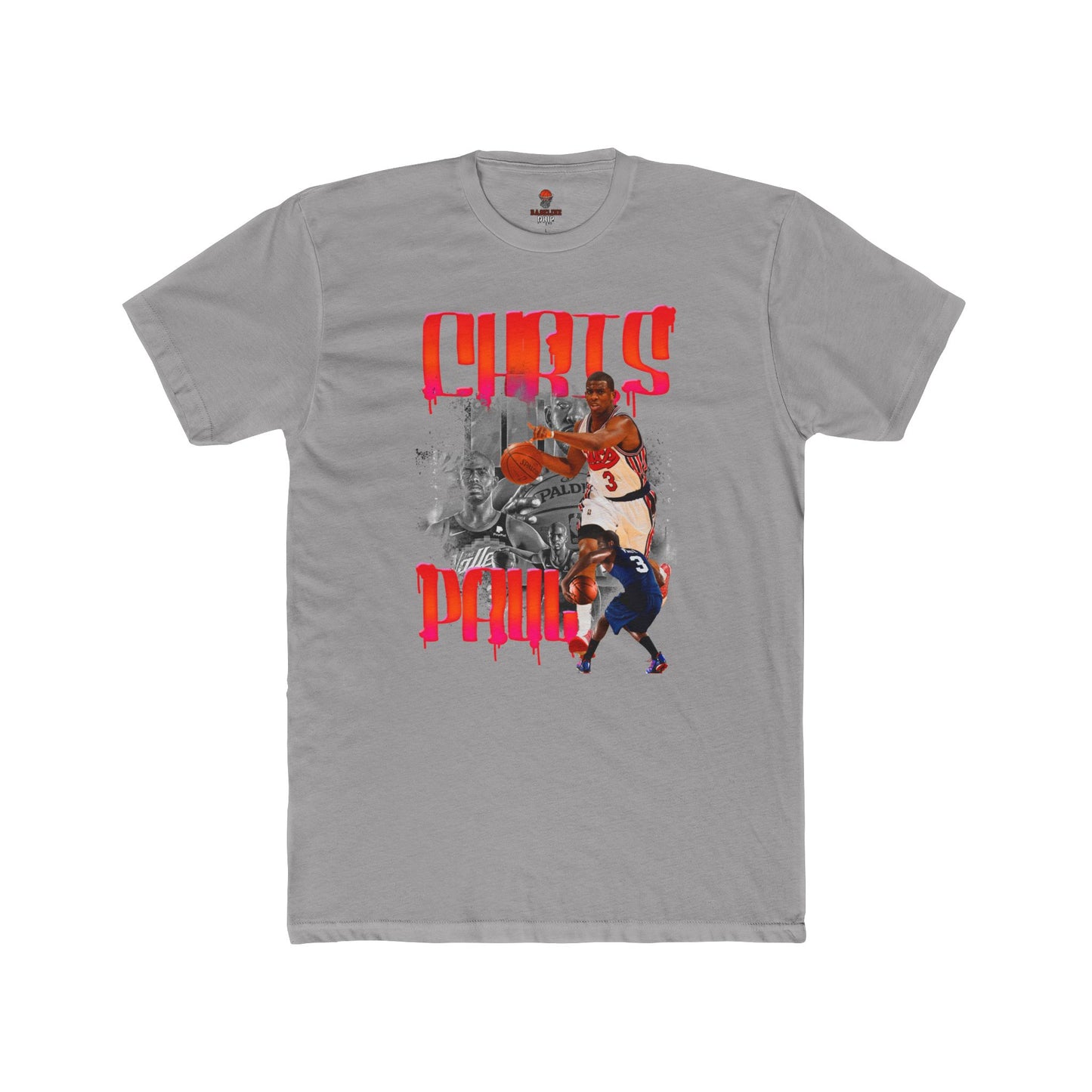 Adult Chris Paul Unisex Cotton Crew Tee, Basketball Shirt, Sports Apparel, Gift for Fans, Casual Style, Team Spirit