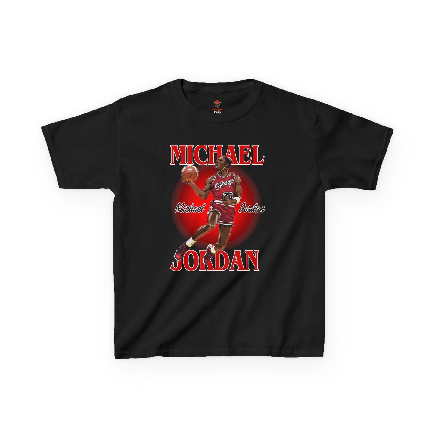 Kids Michael Jordan Retro 2 Unisex Heavy Cotton Tee - Basketball Inspired Apparel
