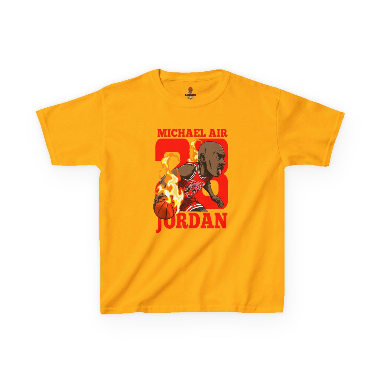 Kids Michael Jordan Retro Unisex Heavy Cotton Tee - Basketball Inspired Apparel