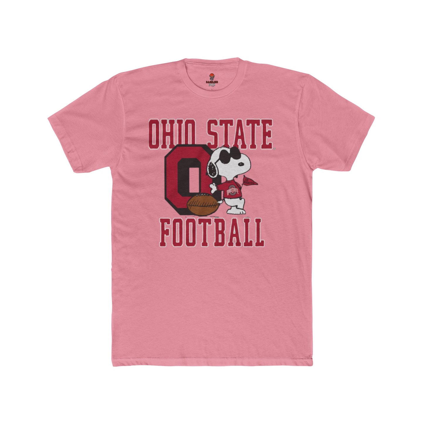 Adult Ohio State Football Unisex Cotton Crew Tee, Sports Fan Shirt, Game Day Apparel, College Football T-Shirt, Unique Gift for Buckeye Fans