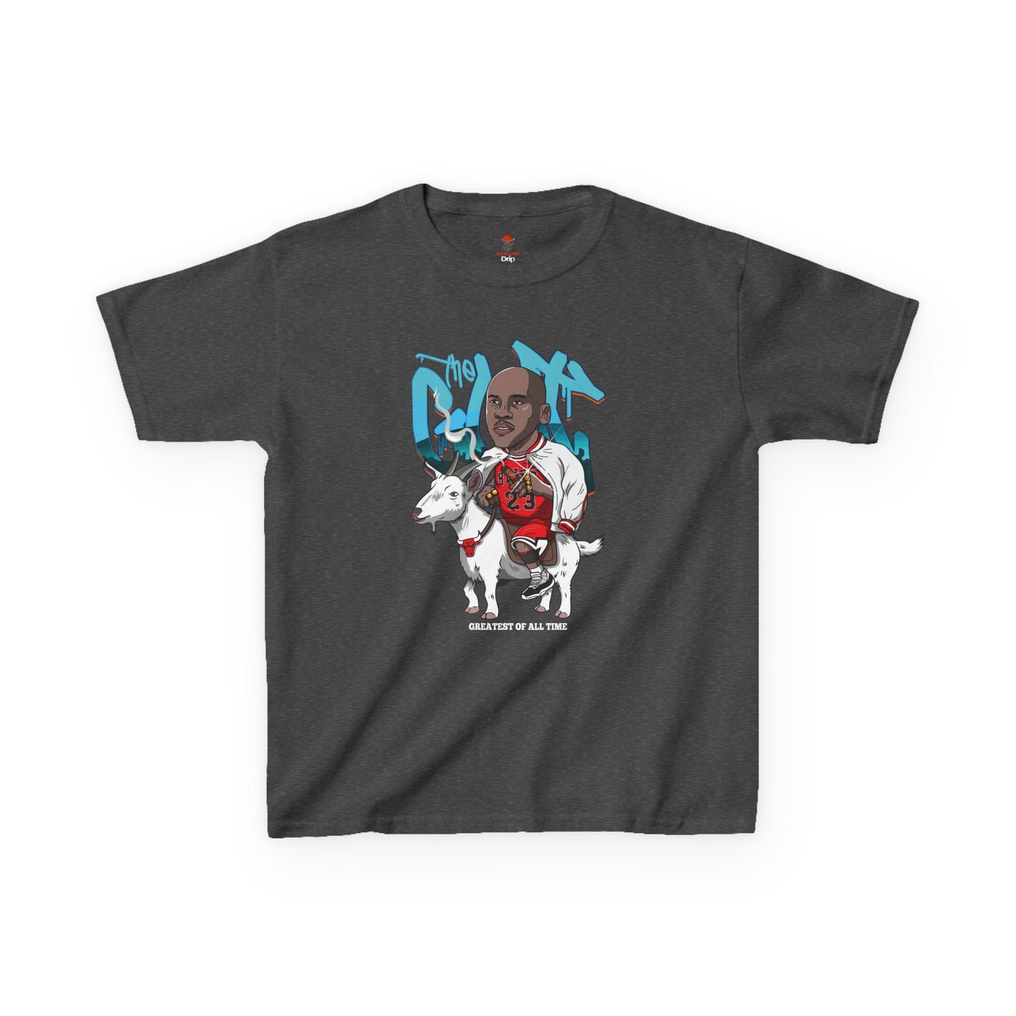 Kids MJ GOAT Basketball Fan Unisex Heavy Cotton Tee