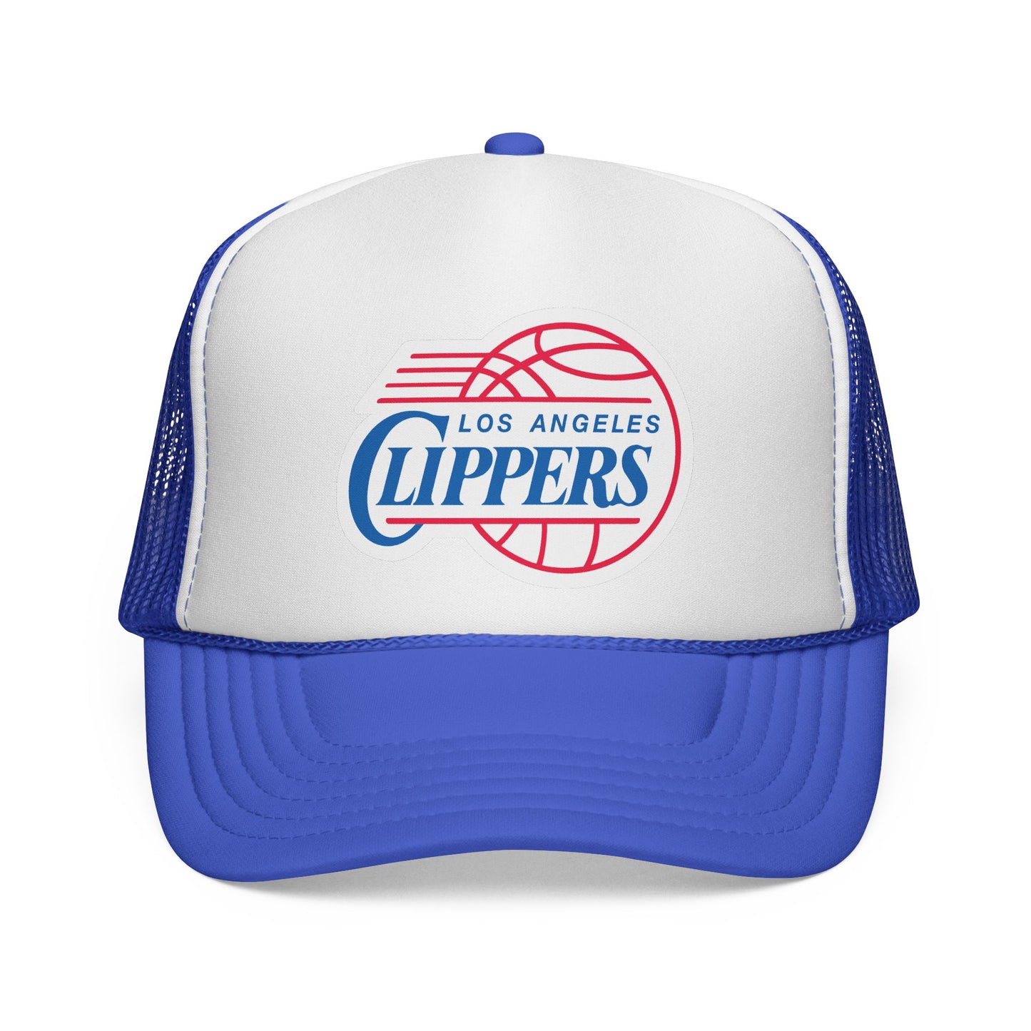 LA Clippers Trucker Cap - Sporty Mesh Hat, Perfect for Game Day, NBA Fans, Gifts for Basketball Lovers, Summer Wear