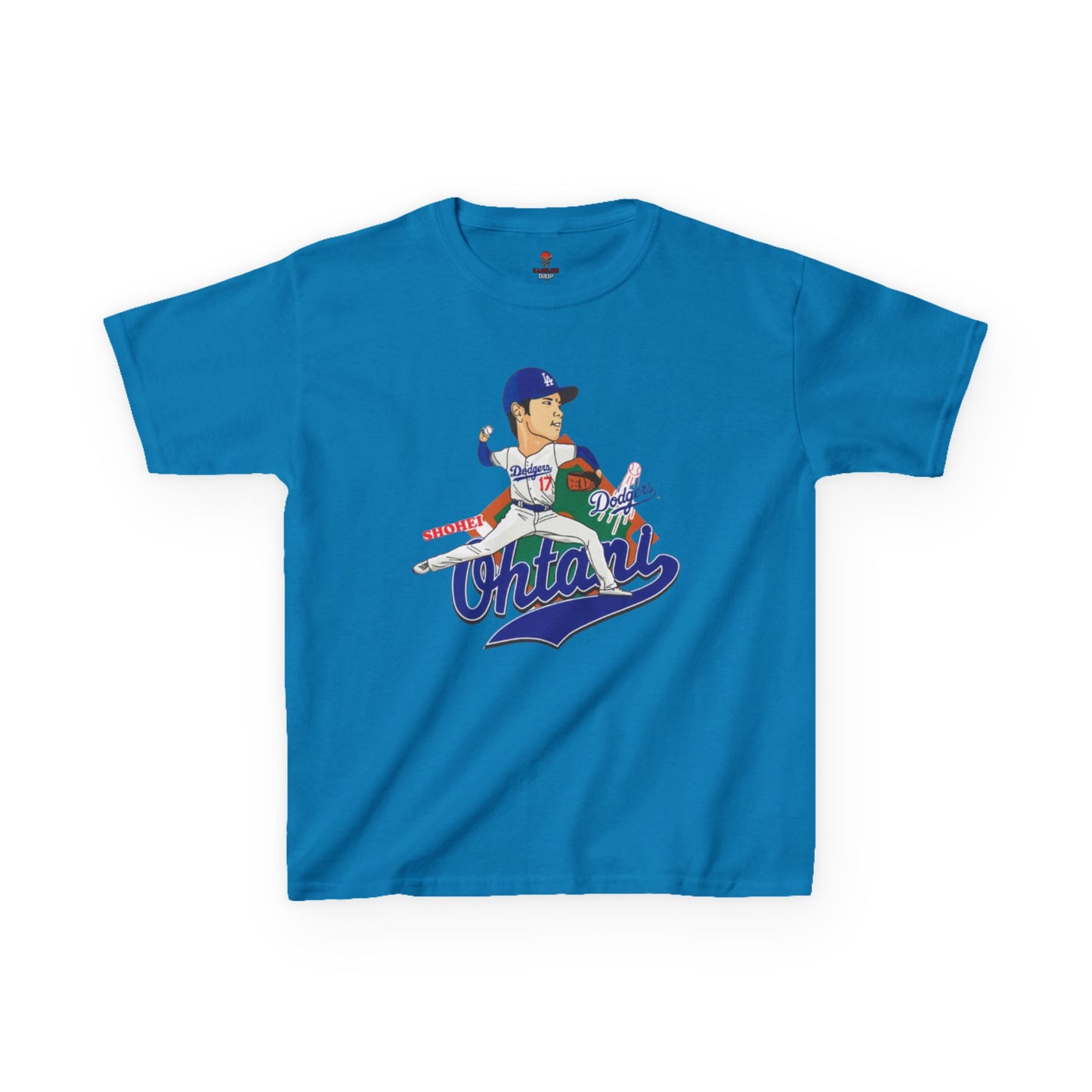 Kids Baseball Ohtani Tee, Youth Sports Shirt, Childrens Team Apparel, Baseball Fan Gift, Activewear for Boys and Girls