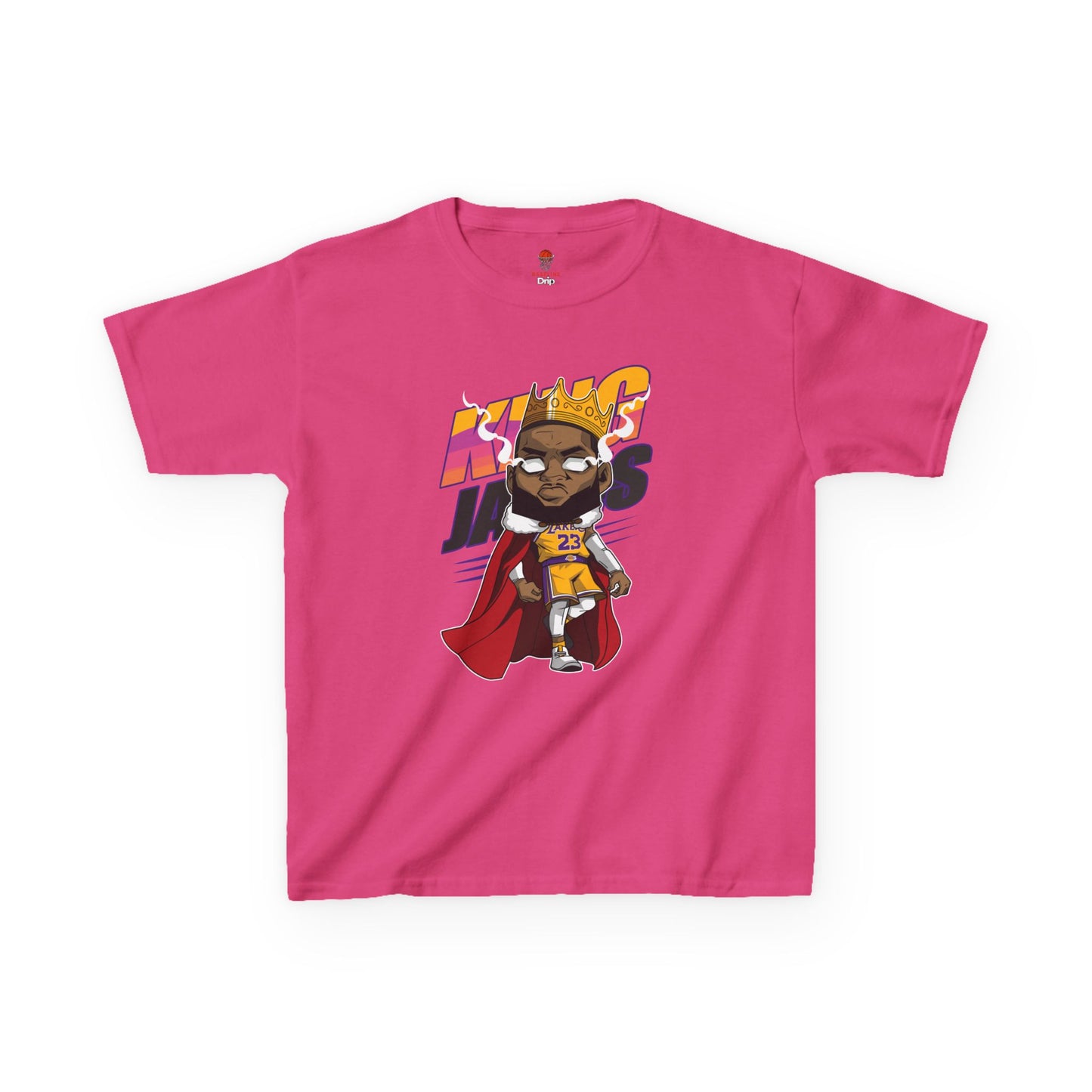 Kids King James Graphic Tee - Perfect Gift for Young Fans!