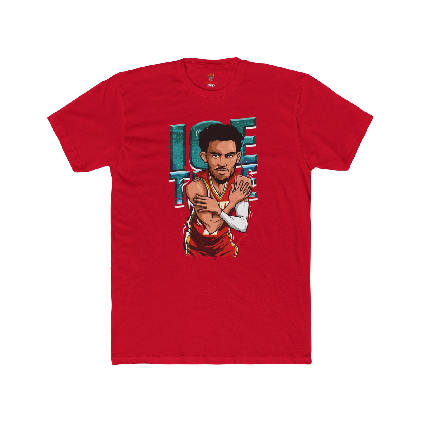 Adult Ice Time Unisex Cotton Crew Tee - Perfect for Basketball Fans