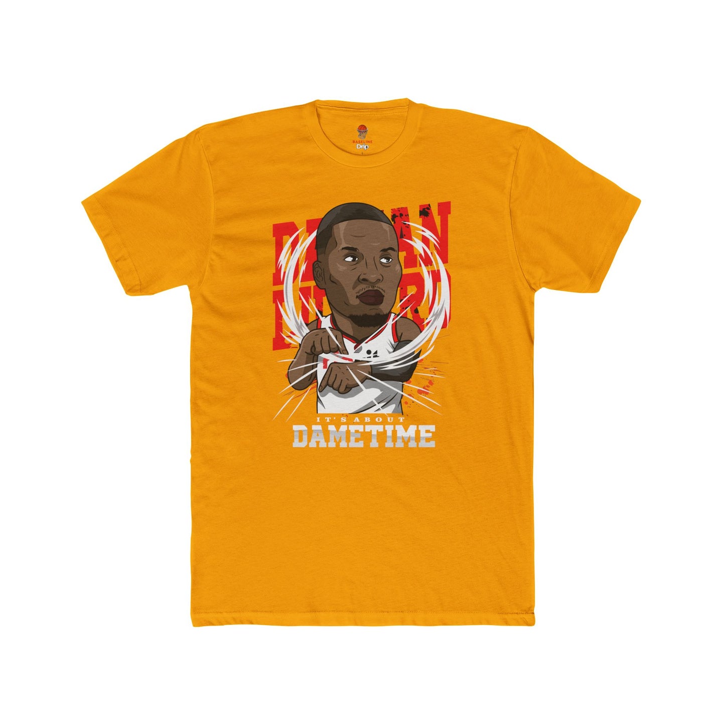 Adult Dame Time Unisex Cotton Crew Tee - Perfect for Basketball Fans