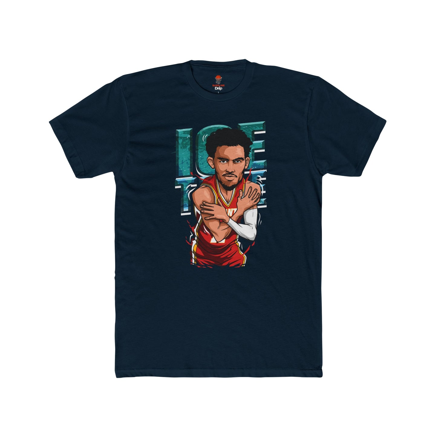 Adult Ice Time Unisex Cotton Crew Tee - Perfect for Basketball Fans