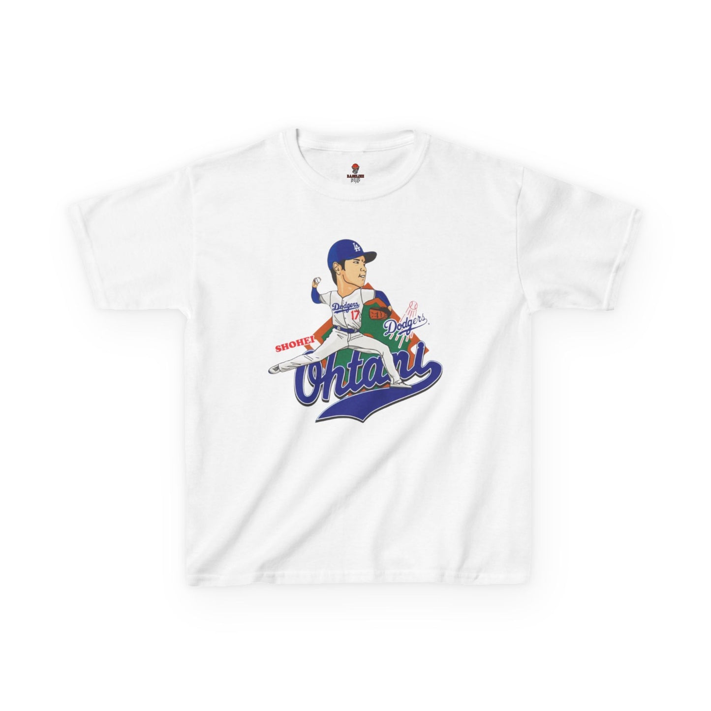 Kids Baseball Ohtani Tee, Youth Sports Shirt, Childrens Team Apparel, Baseball Fan Gift, Activewear for Boys and Girls