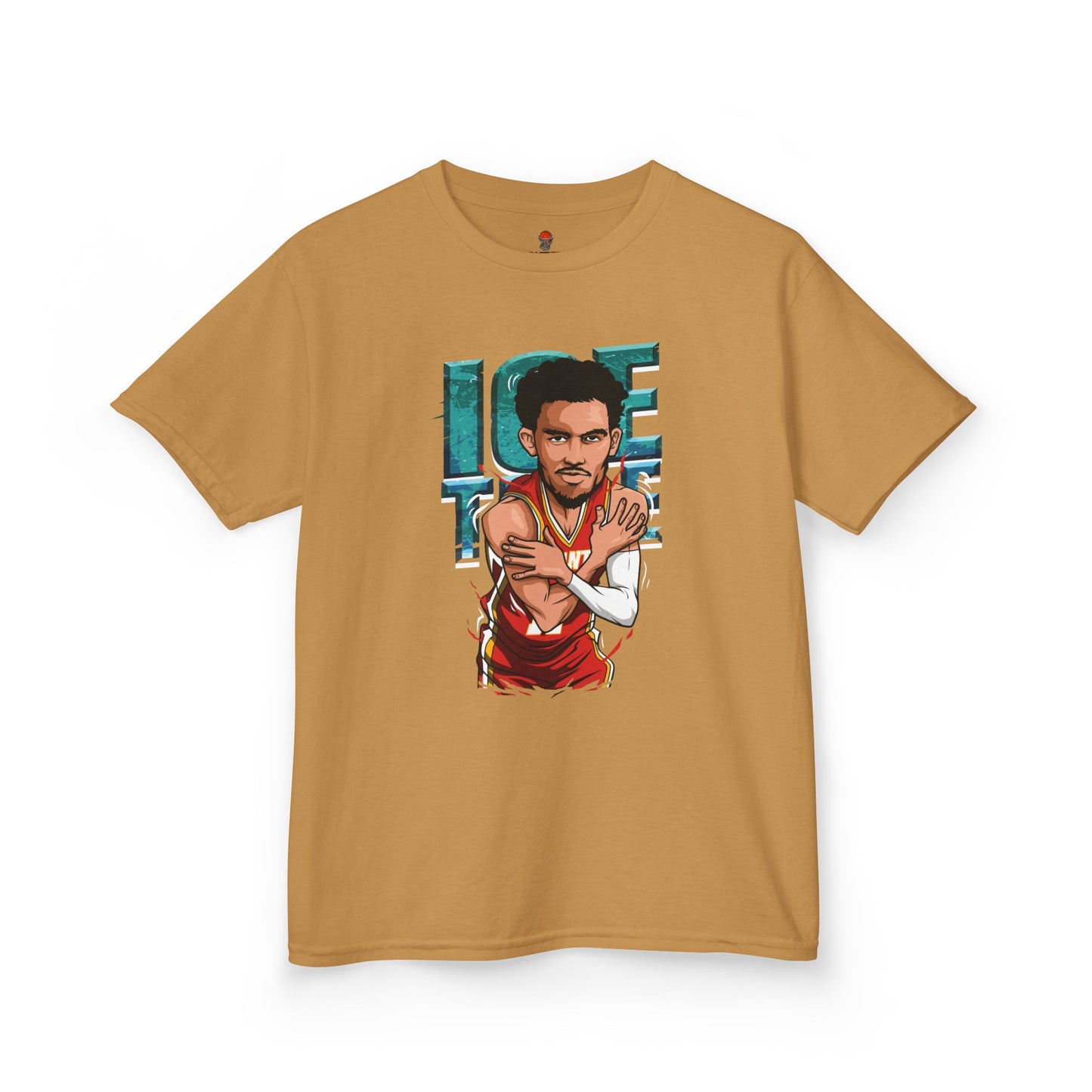 Kids Basketball Tee - Ice Time Unisex Cotton Crew