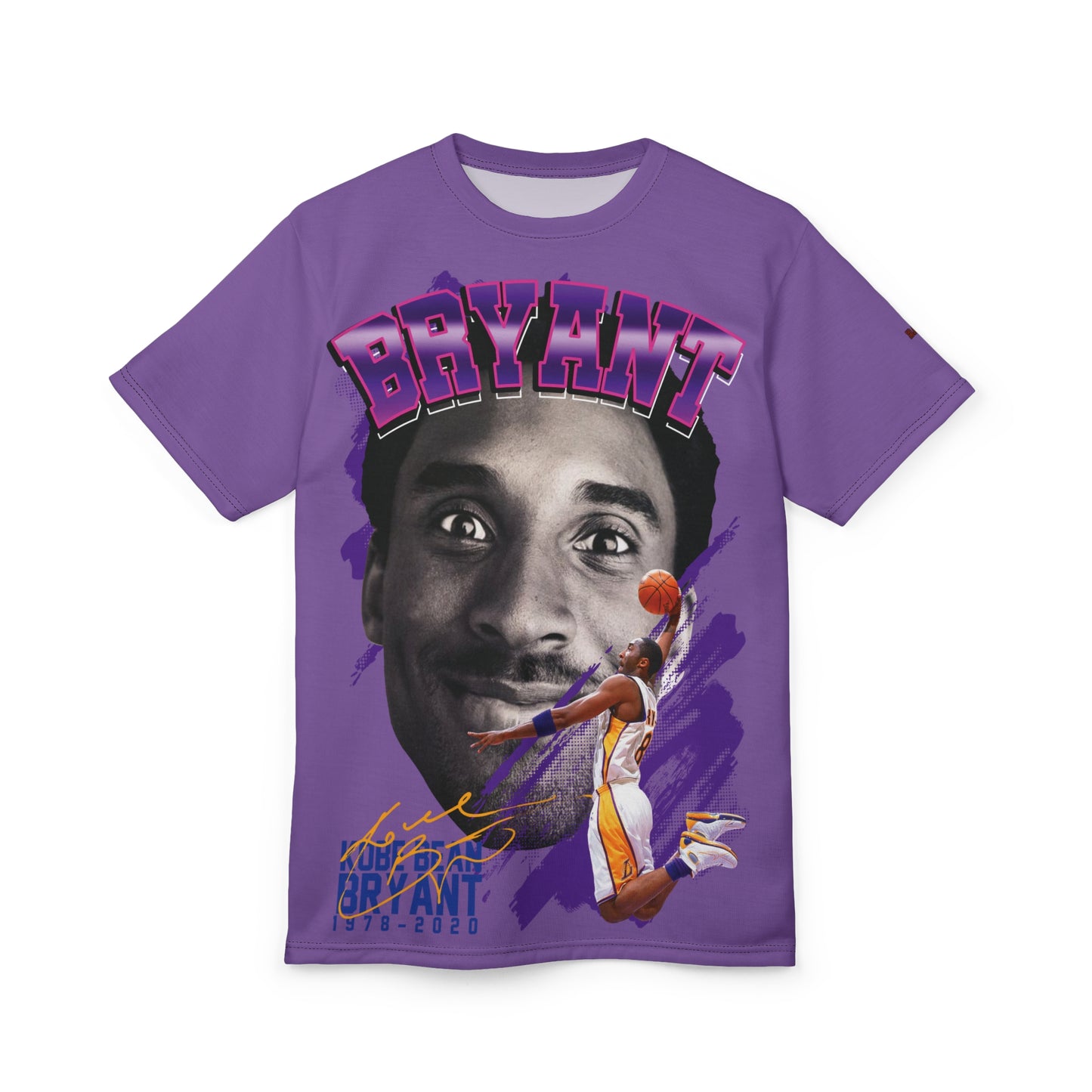 Adult Kobe Signature Tribute Unisex Tee, Sports Fan Apparel, Basketball Lover Gift, Memorial Merchandise, Graphic Tee