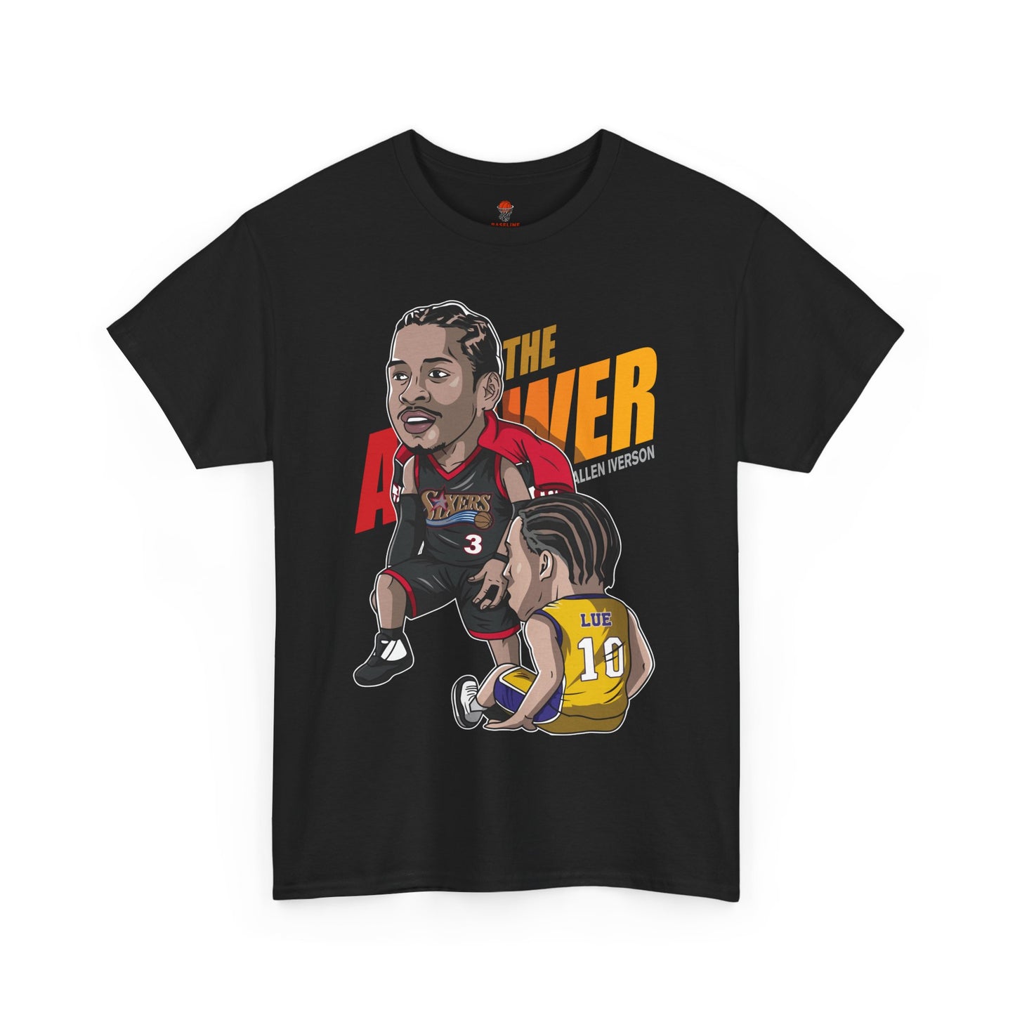 Adult The Answer Stepover Retro Unisex Heavy Cotton Tee - Basketball Inspired Apparel