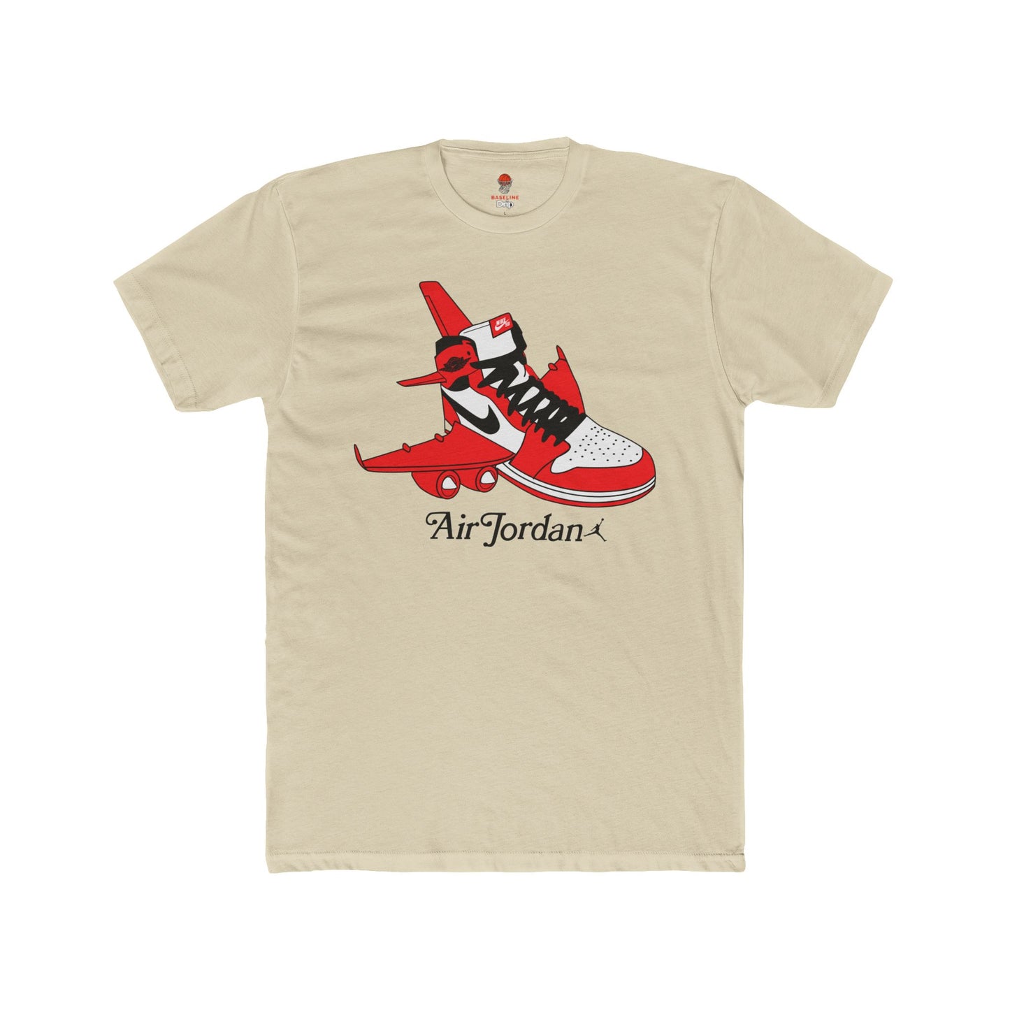 Adult MJ Air Flight Unisex Cotton Crew Tee - Perfect for Basketball Fans