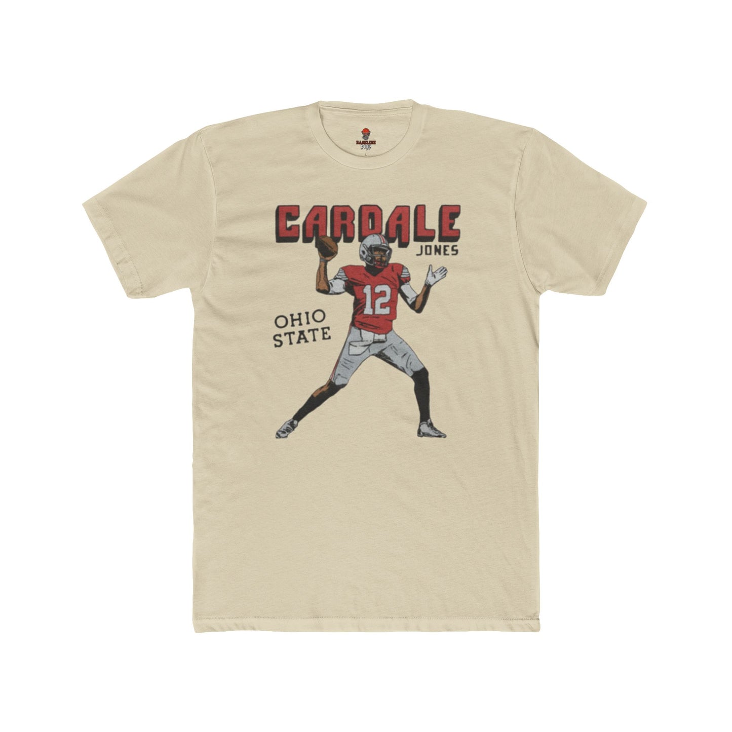 Adult Ohio State Football Tee - Cardale Jones Unisex Crew Shirt, Sports Fan Gift, Game Day Apparel, College Football Merchandise