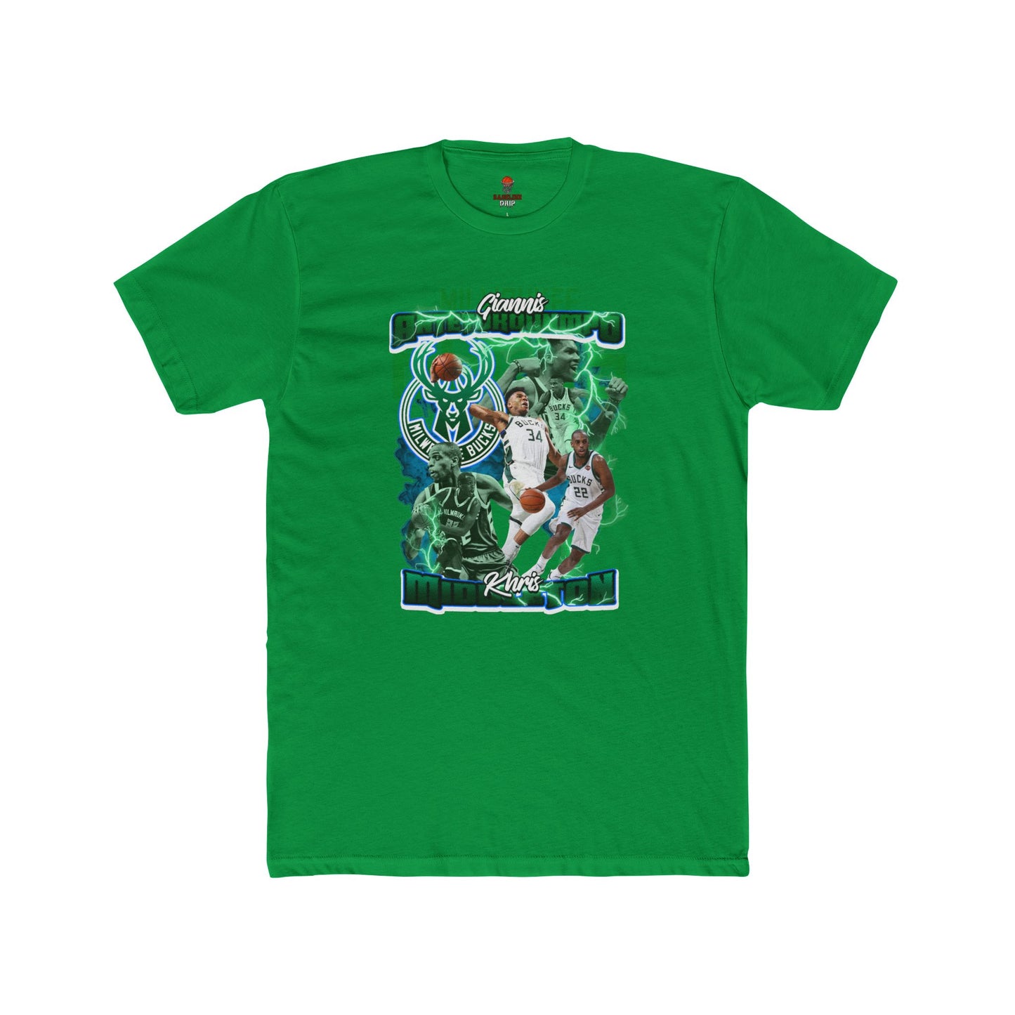 Adult Bucks Basketball Fan Tee, Unisex Cotton Crew T-Shirt, Sports Apparel, Athletic Gift, Retro Graphic Tee