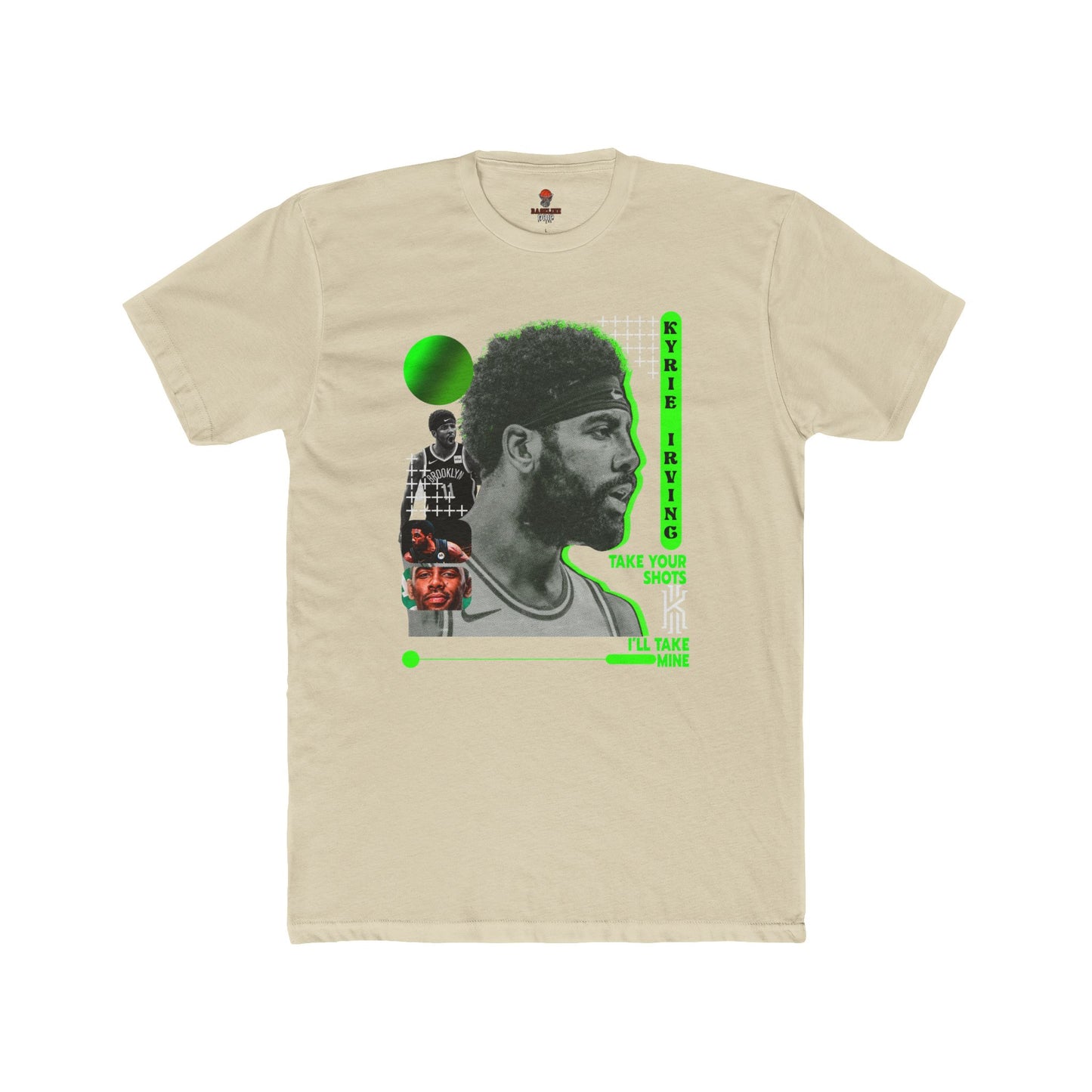 Adult Kyrie Basketball Themed Unisex Cotton Crew Tee - Sporty Graphic Tee for Fans, Gift for Athletes, Game Day Top