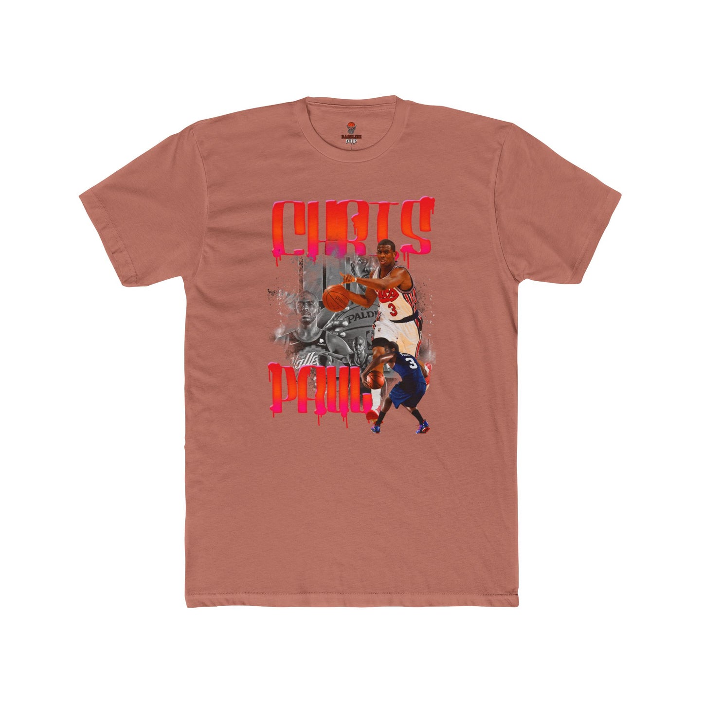 Adult Chris Paul Unisex Cotton Crew Tee, Basketball Shirt, Sports Apparel, Gift for Fans, Casual Style, Team Spirit