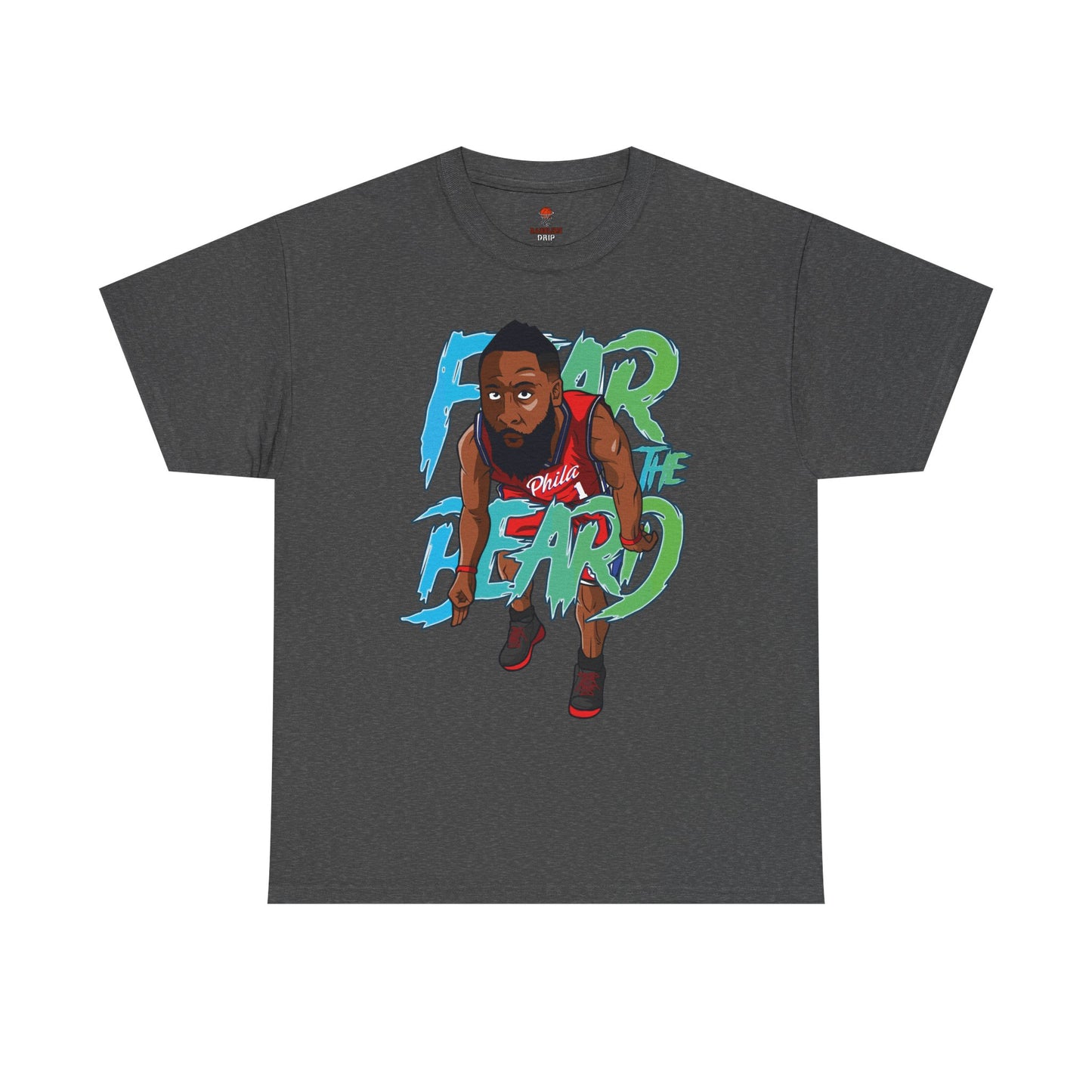 Adult Fear The Beard Harden Unisex Heavy Cotton Tee - Basketball Inspired Apparel