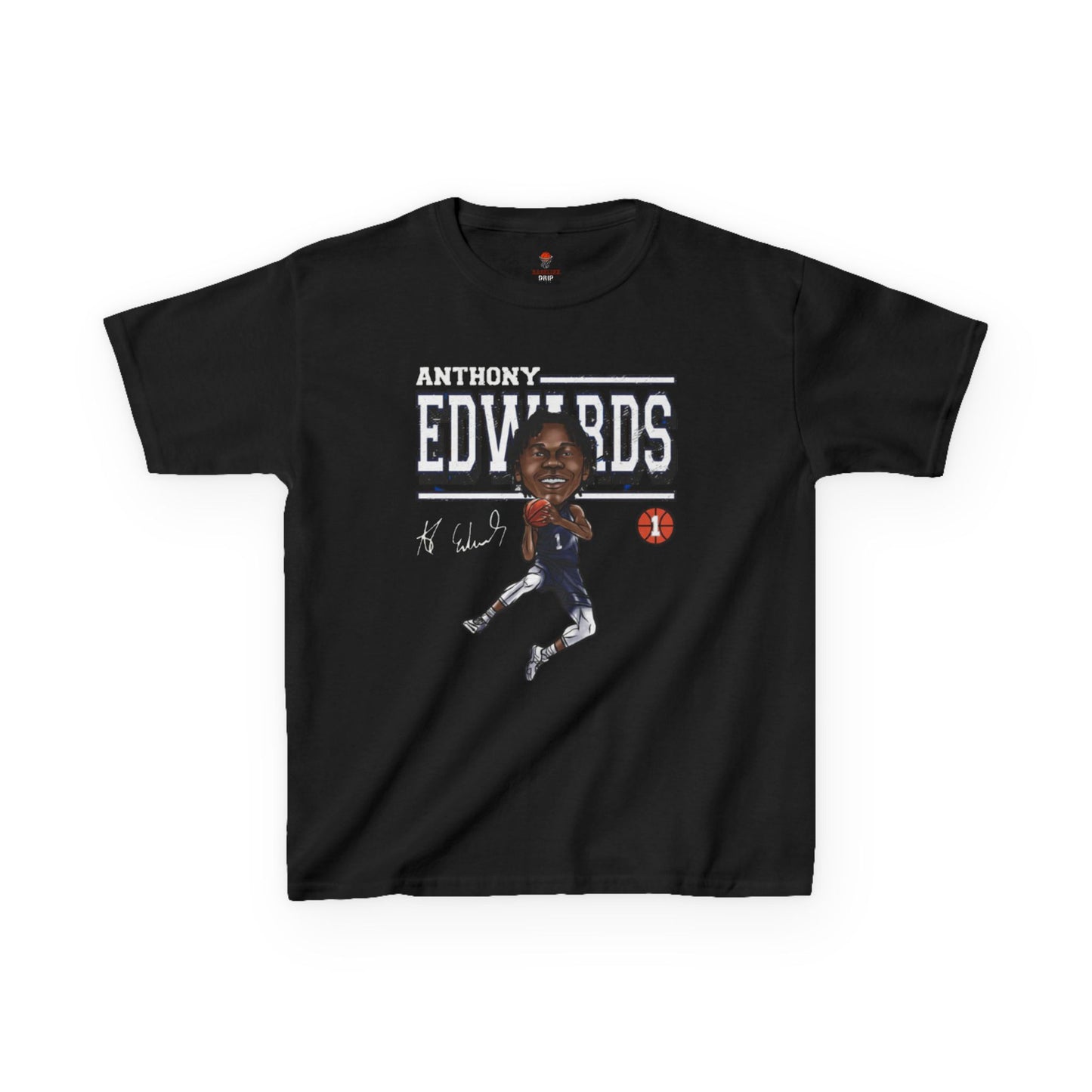 Kids Sporty Graphic Tee, Basketball Fan Shirt, Anthony Edwards Tee, Kids Casual Wear, Sports Gift, Youth T-Shirt
