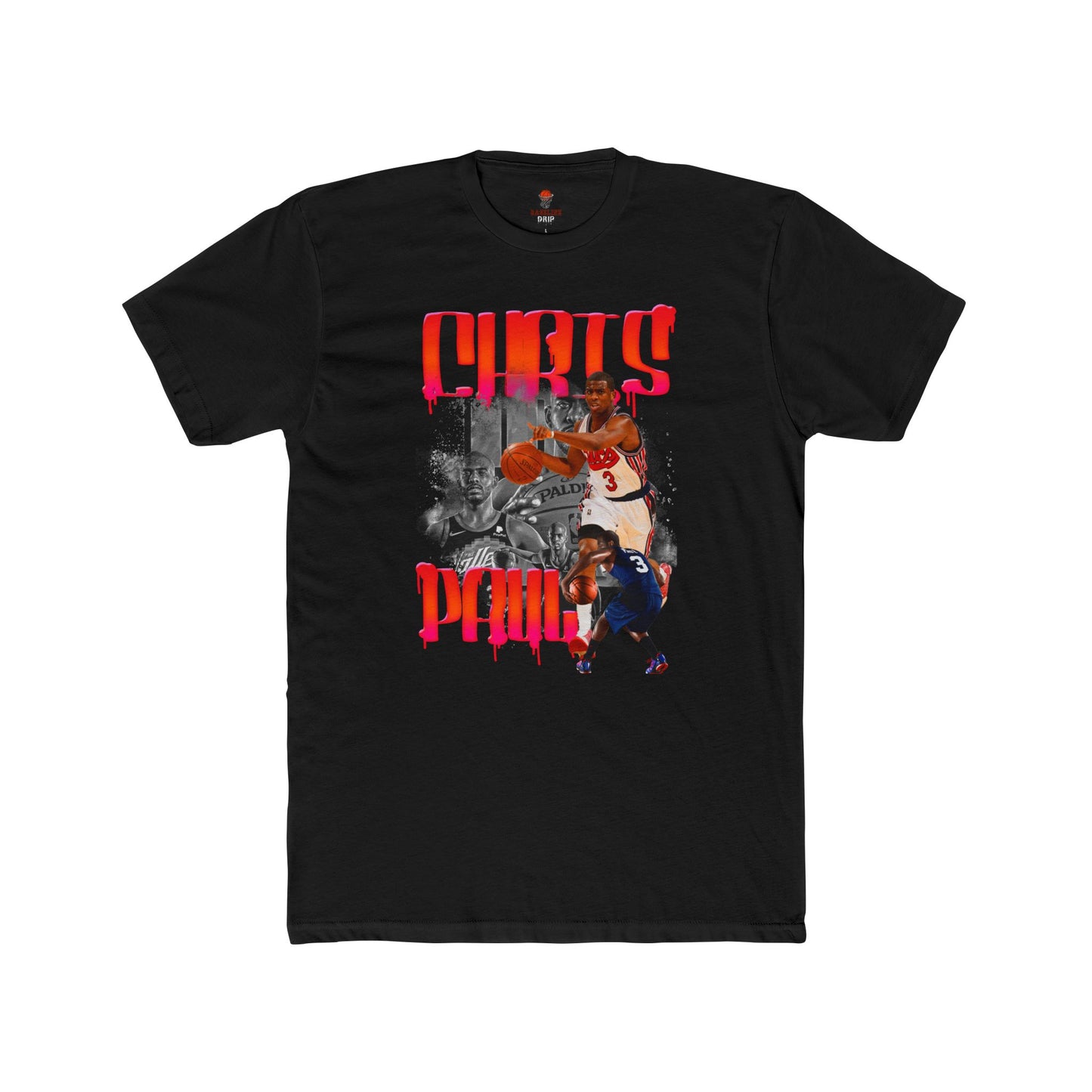 Adult Chris Paul Unisex Cotton Crew Tee, Basketball Shirt, Sports Apparel, Gift for Fans, Casual Style, Team Spirit