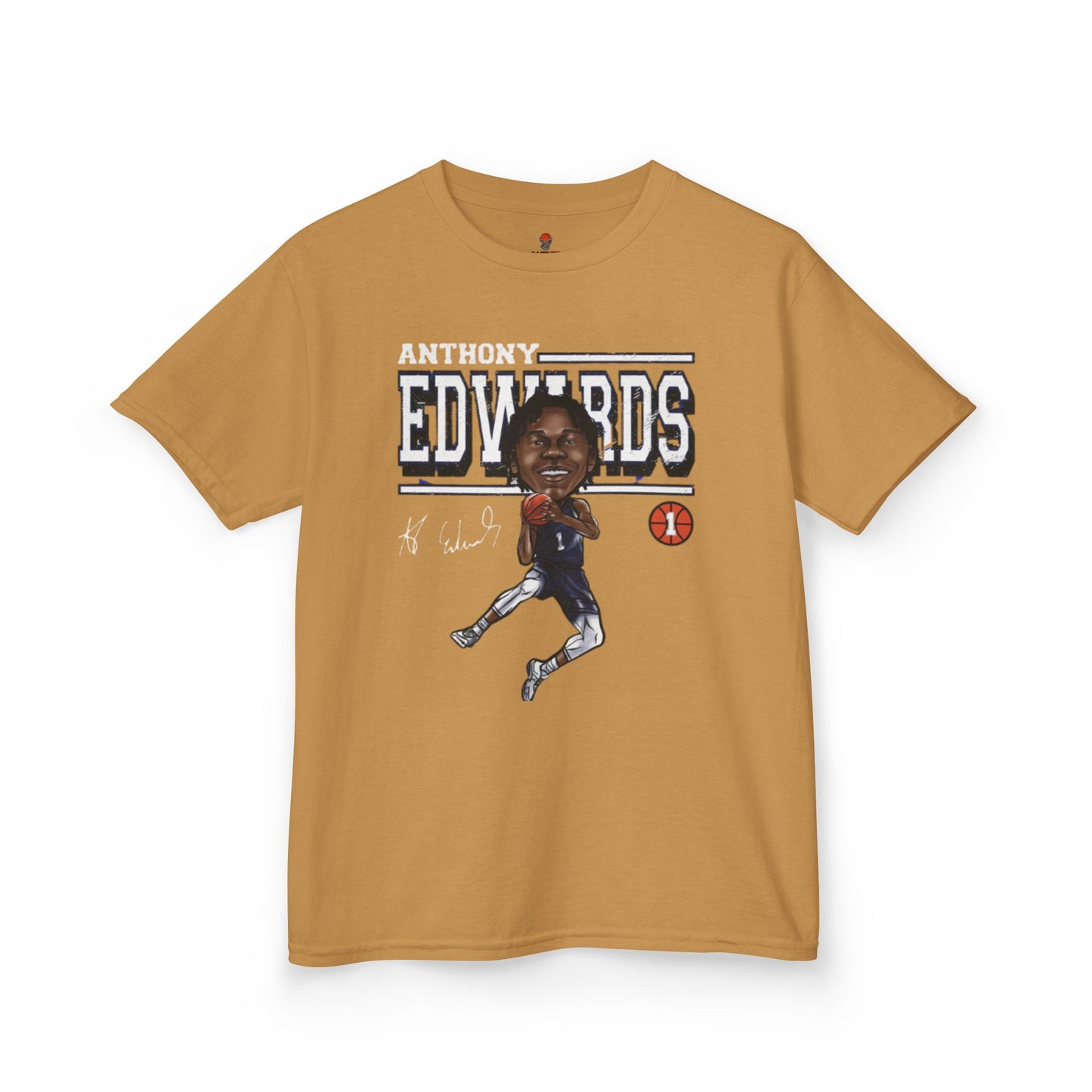 Kids Sporty Graphic Tee, Basketball Fan Shirt, Anthony Edwards Tee, Kids Casual Wear, Sports Gift, Youth T-Shirt