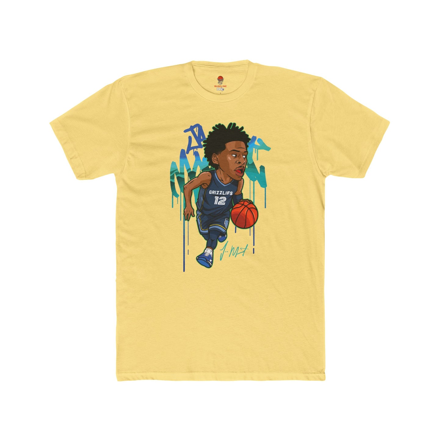 Adult Morant Unisex Cotton Crew Tee - Perfect for Basketball Fans