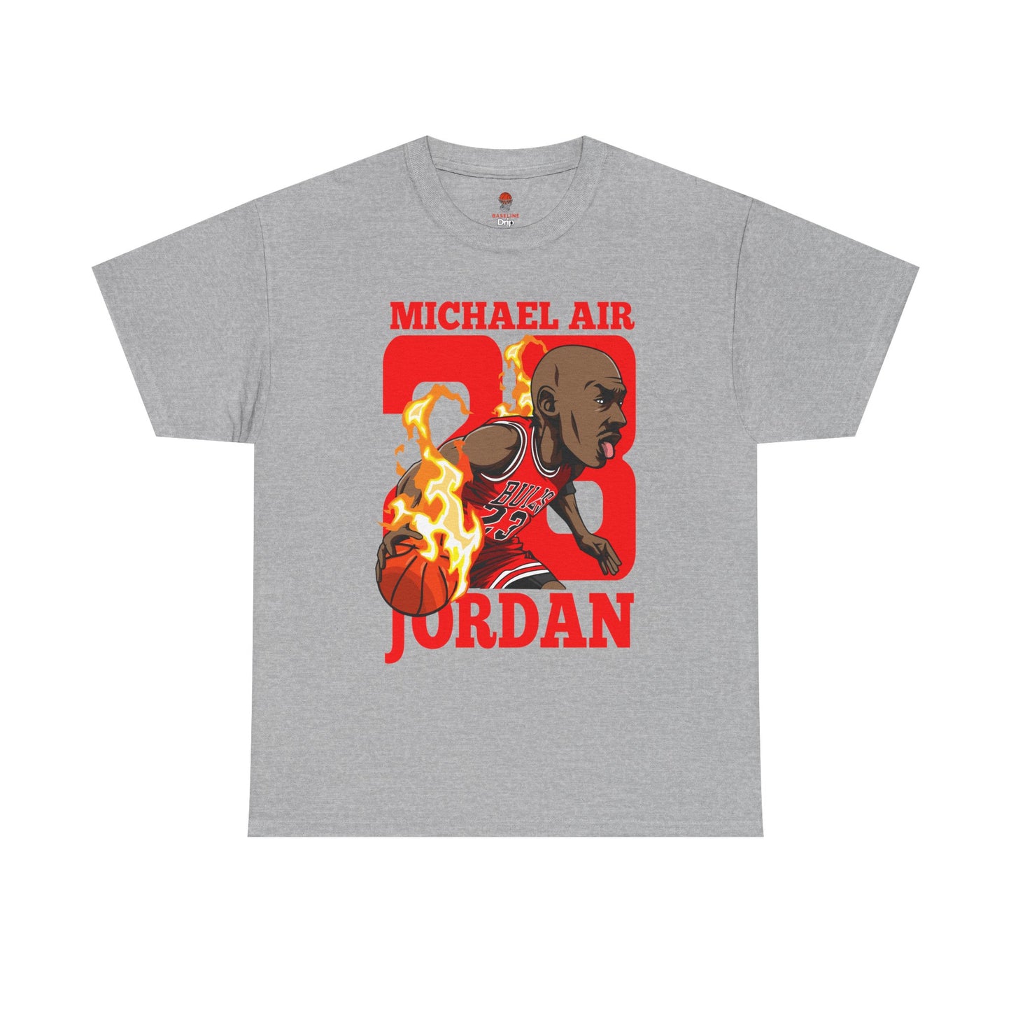 Adult Michael Jordan Retro Unisex Heavy Cotton Tee - Basketball Inspired Apparel