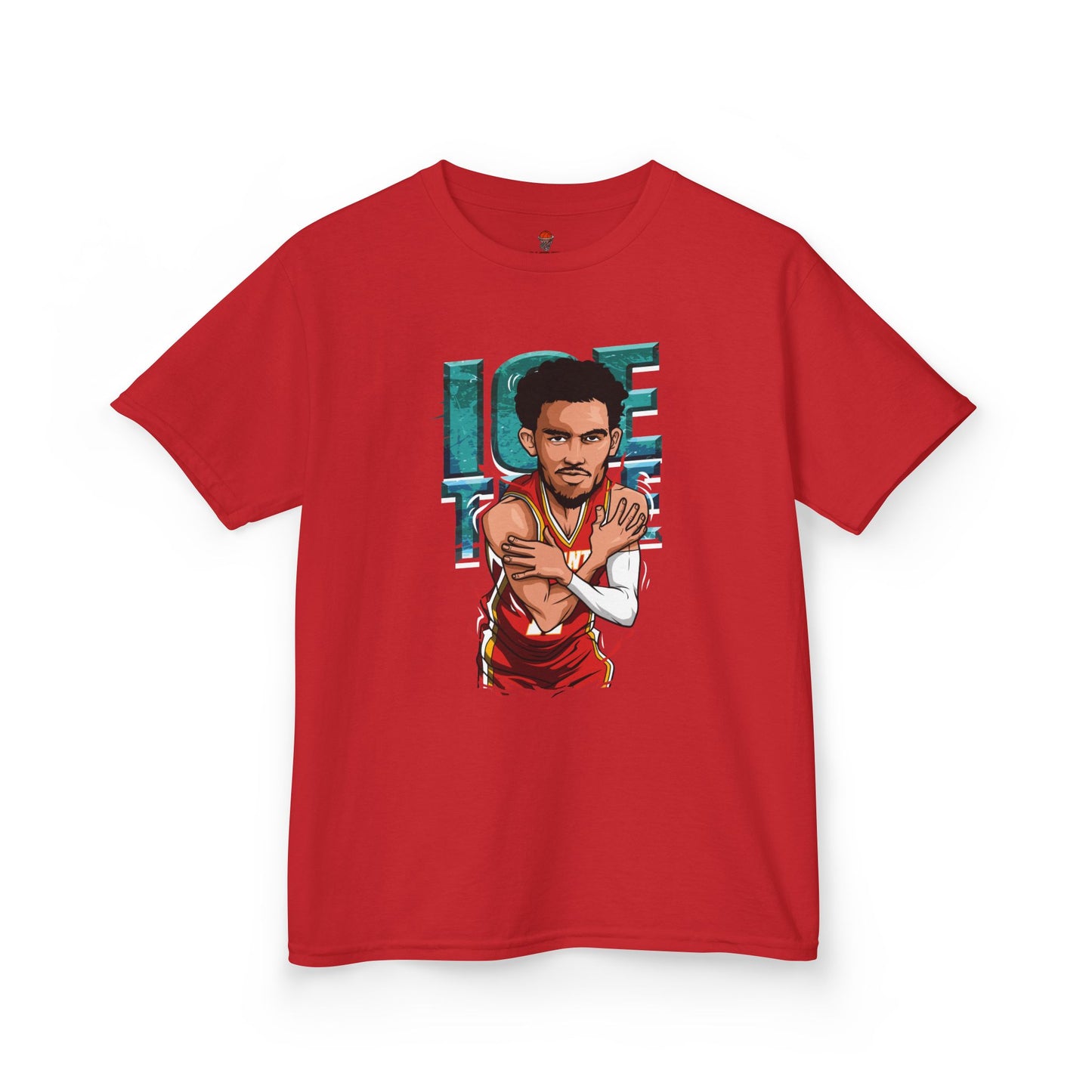 Kids Basketball Tee - Ice Time Unisex Cotton Crew