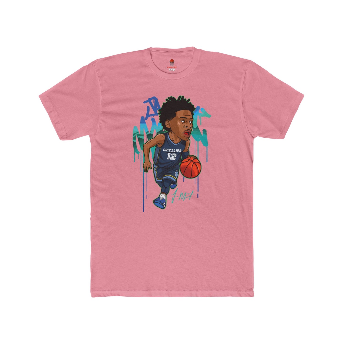 Adult Morant Unisex Cotton Crew Tee - Perfect for Basketball Fans