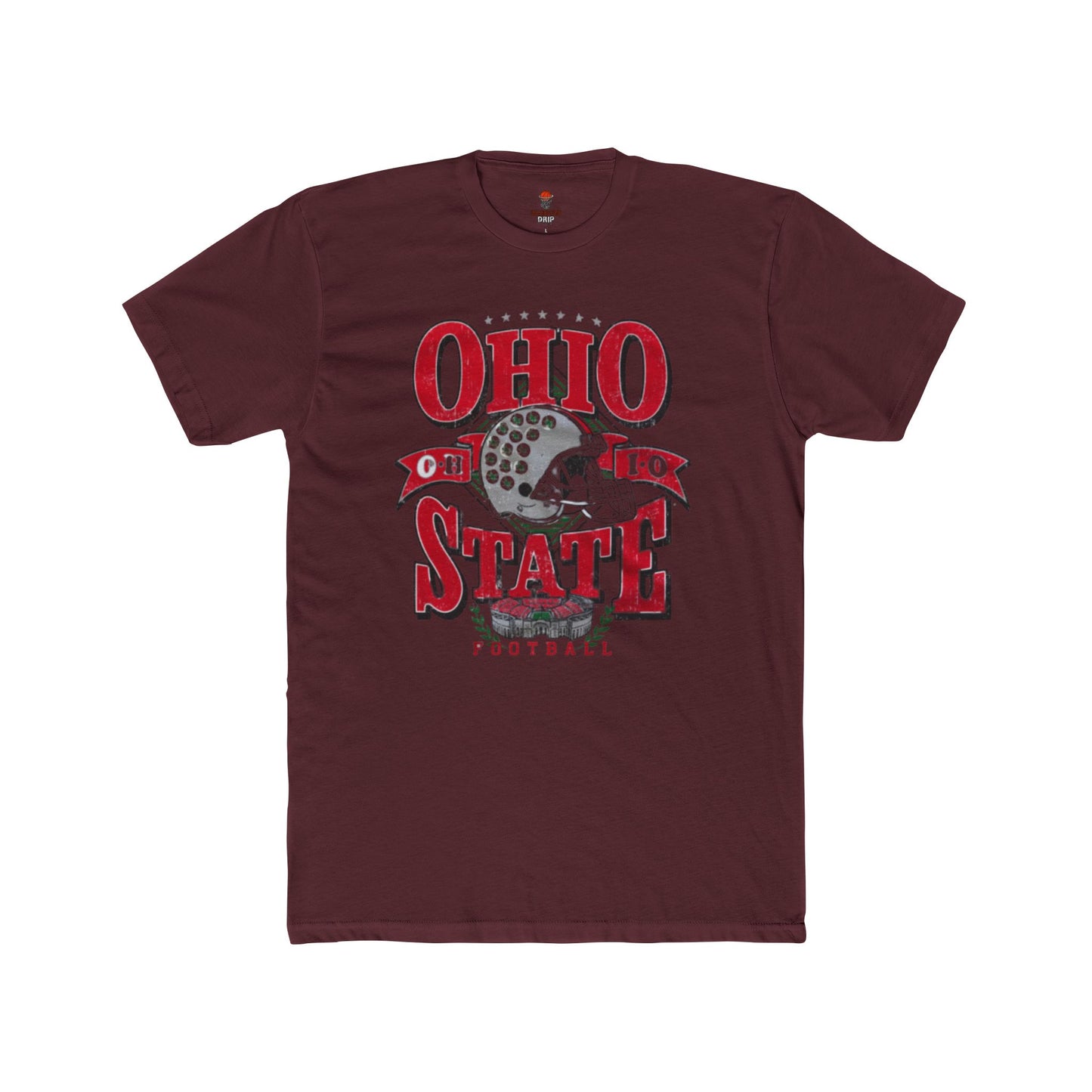 Adult Ohio State Football Unisex Cotton Crew Tee, Game Day Shirt, College Apparel, Sports Gift, Team Pride Tee